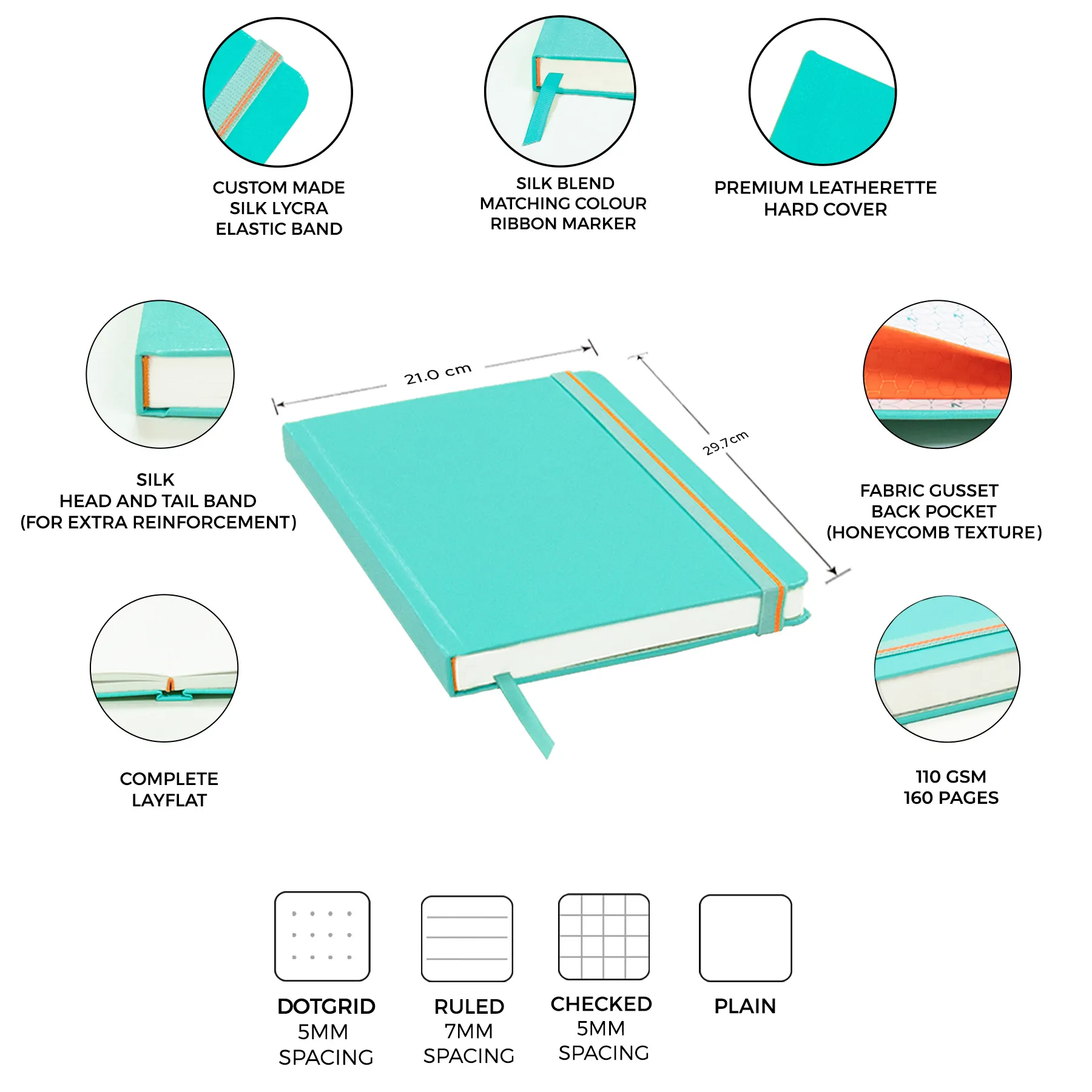 A4 - CLASSIC NOTEBOOK - HARDCOVER - Image 126