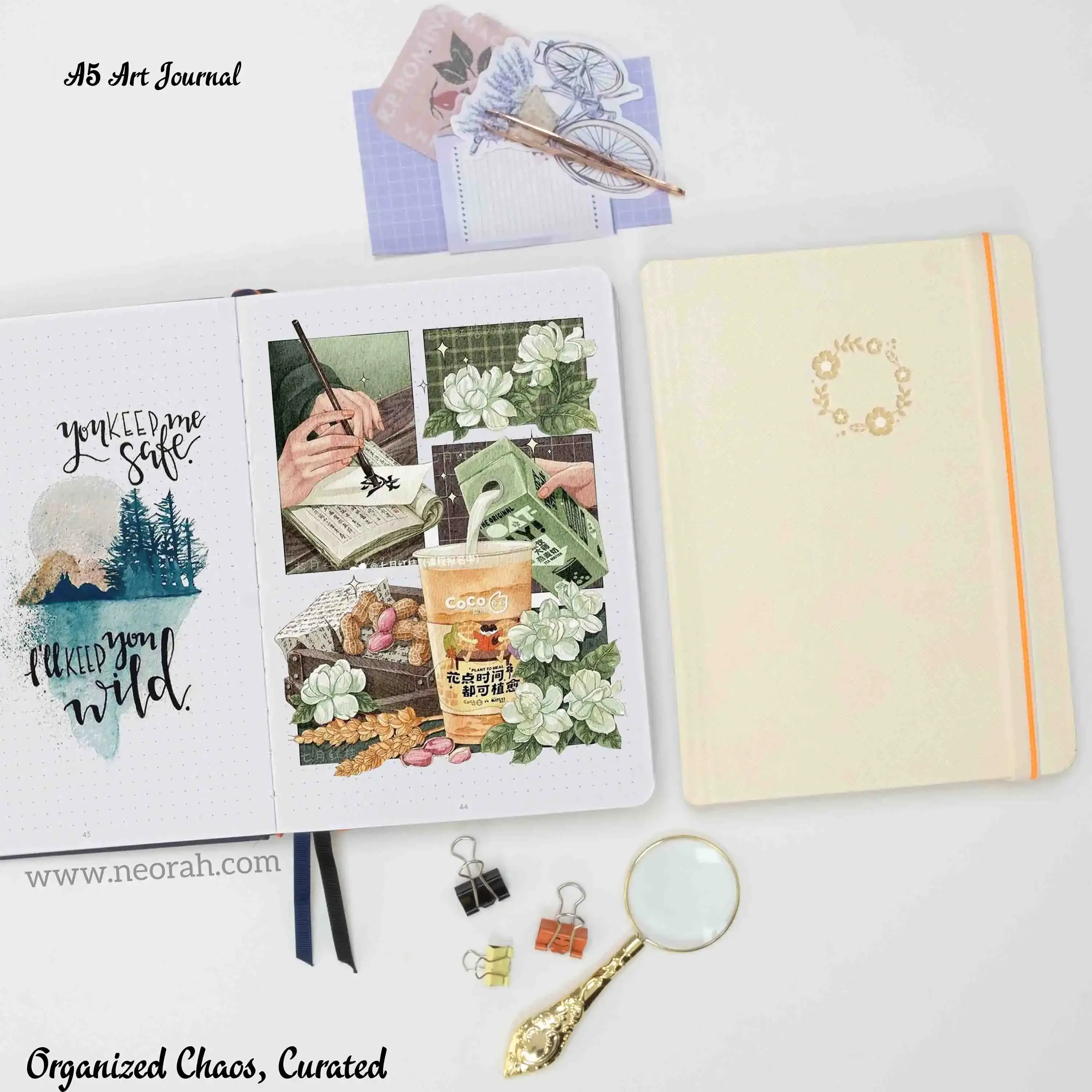 A5 - ART JOURNAL - DOT GRID - 200 GSM - Image 106