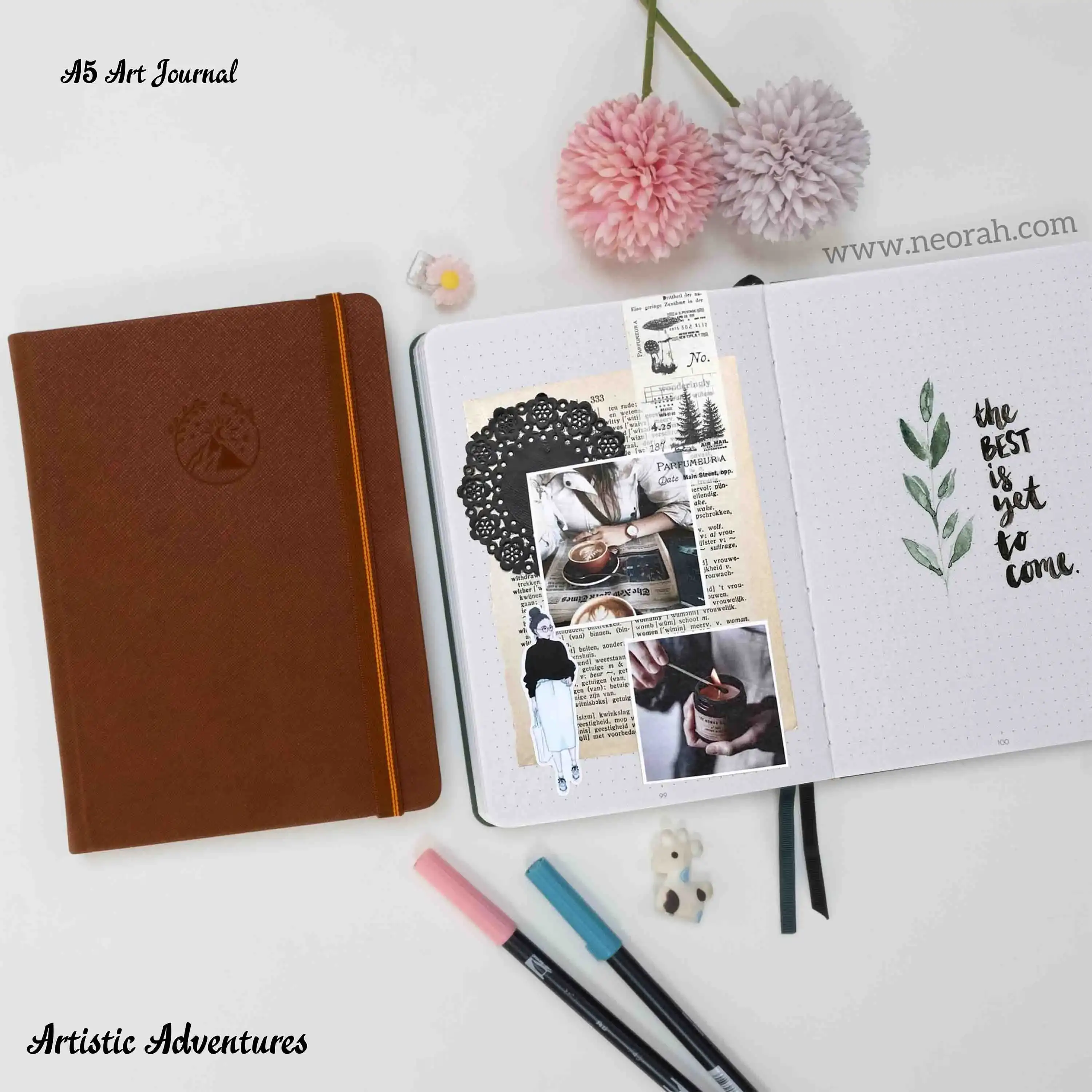 A5 - ART JOURNAL - DOT GRID - 200 GSM - Image 128