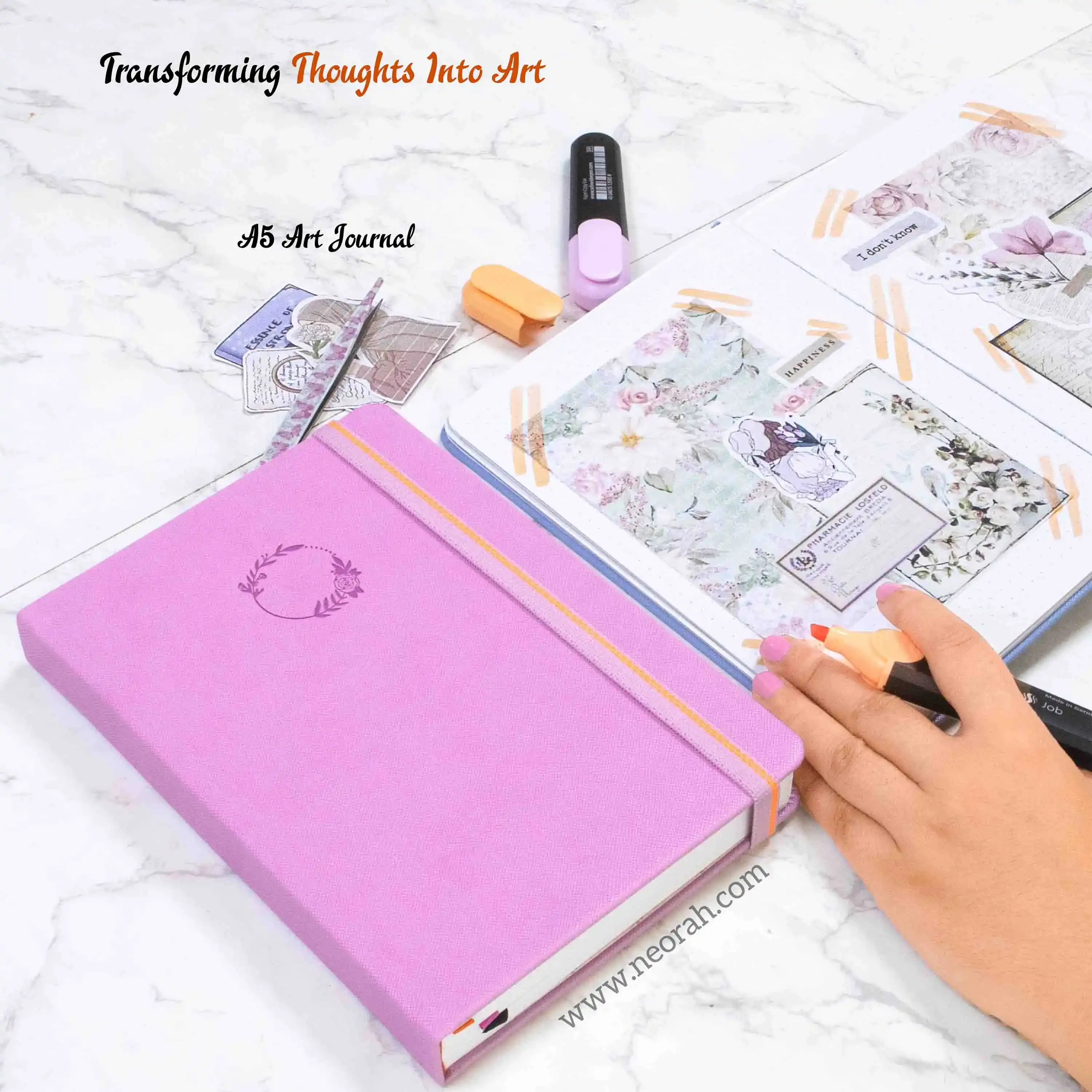 A5 - ART JOURNAL - DOT GRID - 200 GSM - Image 27