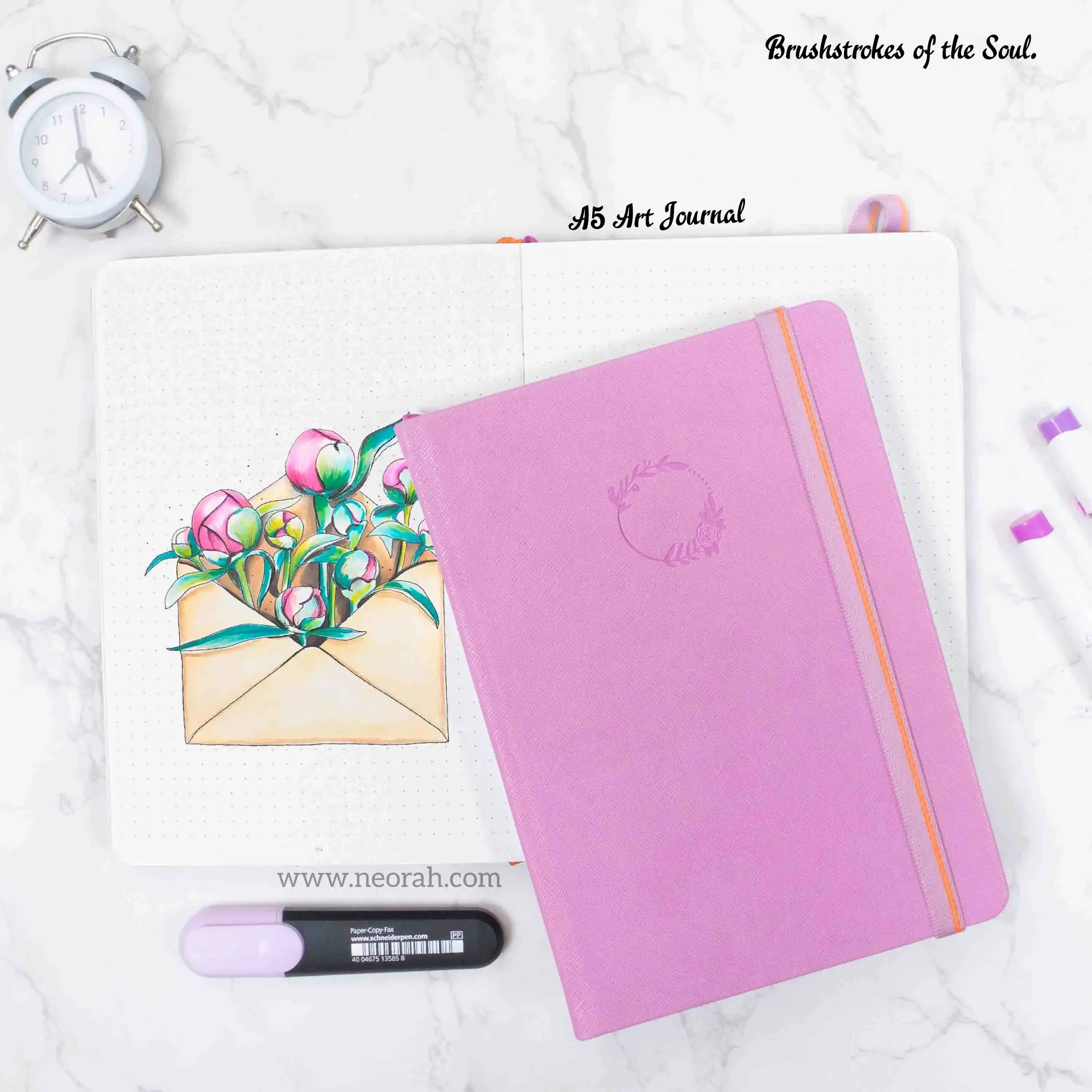 A5 - ART JOURNAL - DOT GRID - 200 GSM - Image 29
