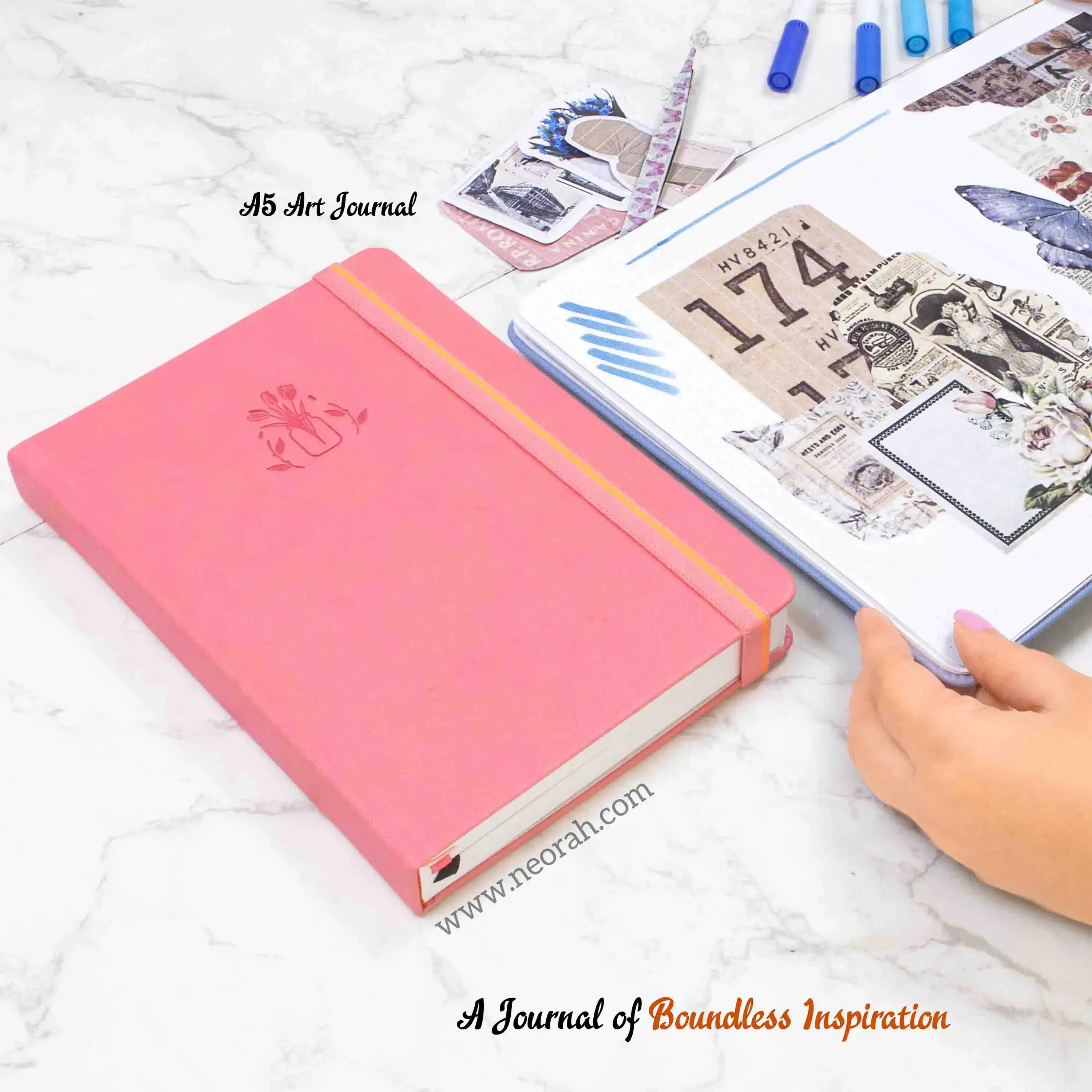 A5 - ART JOURNAL - DOT GRID - 200 GSM - Image 82