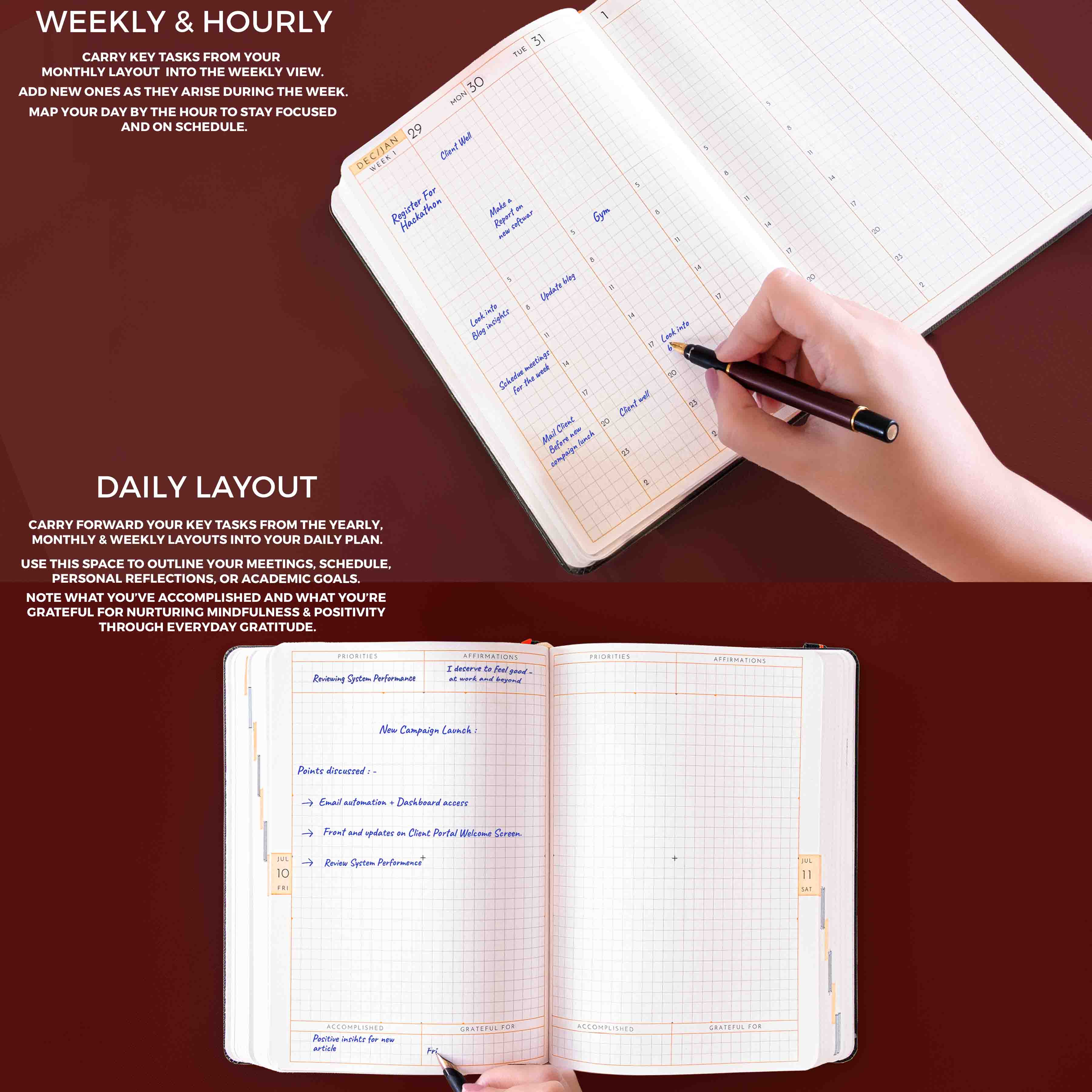 A5 - 2026 - DAILY PLANNER - HARD COVER - Image 12