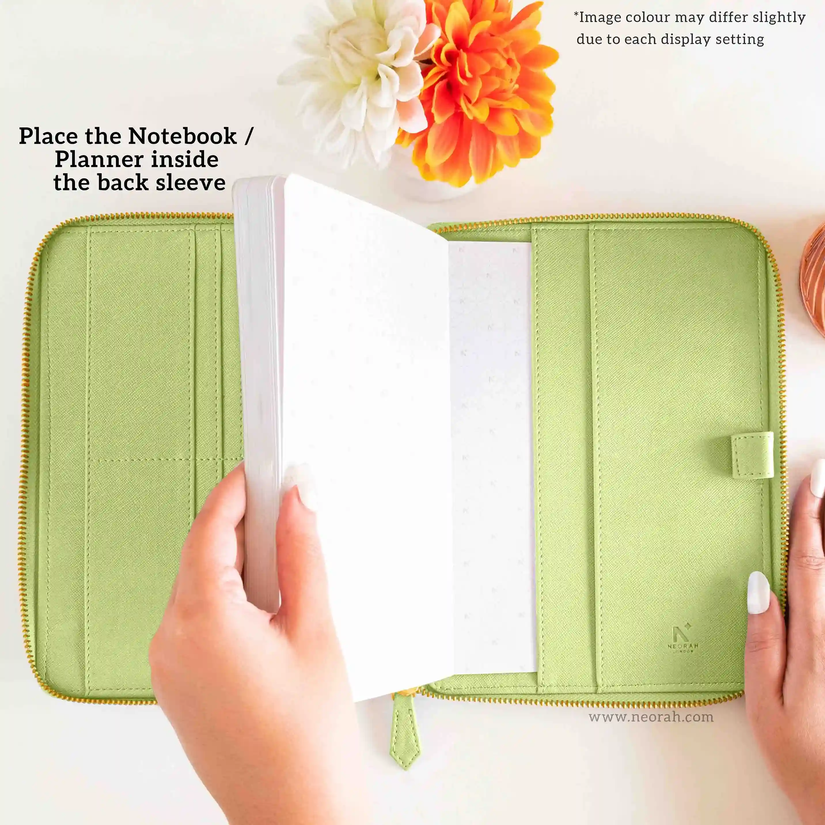A5 - REFILLABLE QUILTED ORGANISER SLEEVE - ZIP - Image 113