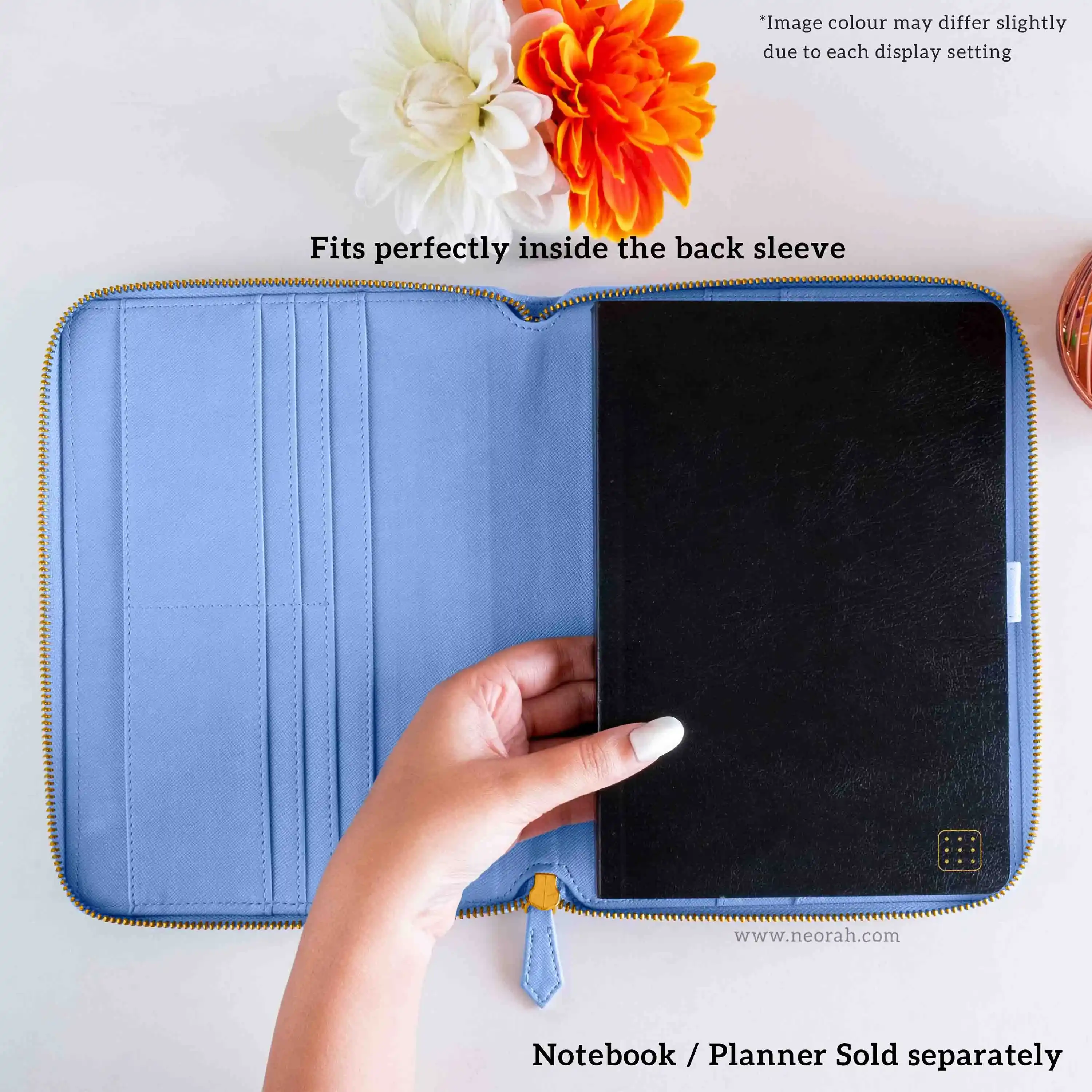 A5 - REFILLABLE QUILTED ORGANISER SLEEVE - ZIP - Image 127