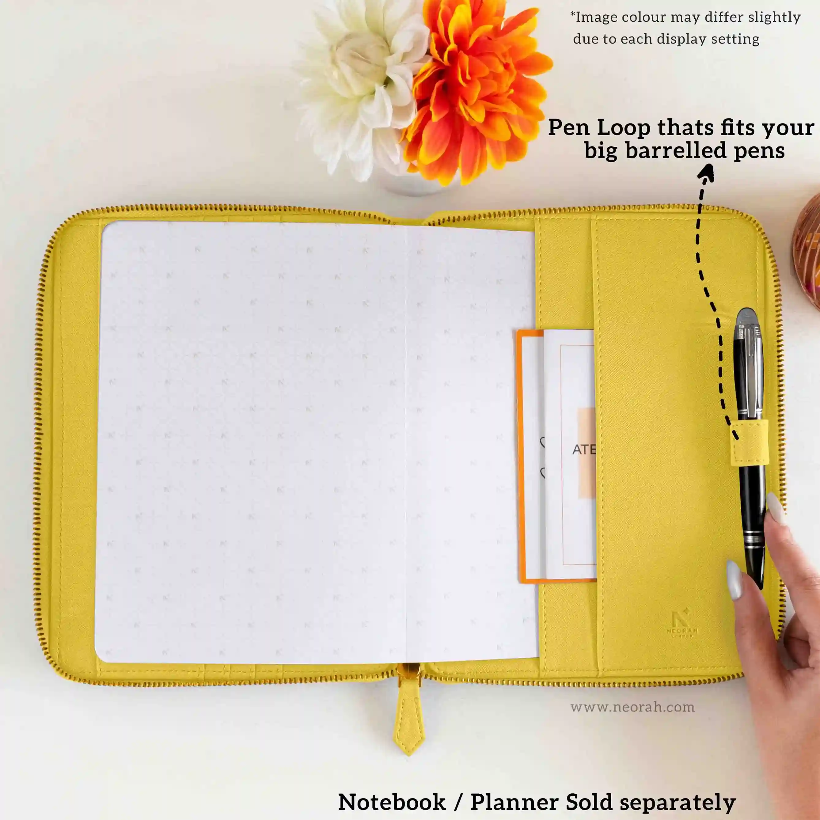 A5 - REFILLABLE QUILTED ORGANISER SLEEVE - ZIP - Image 146