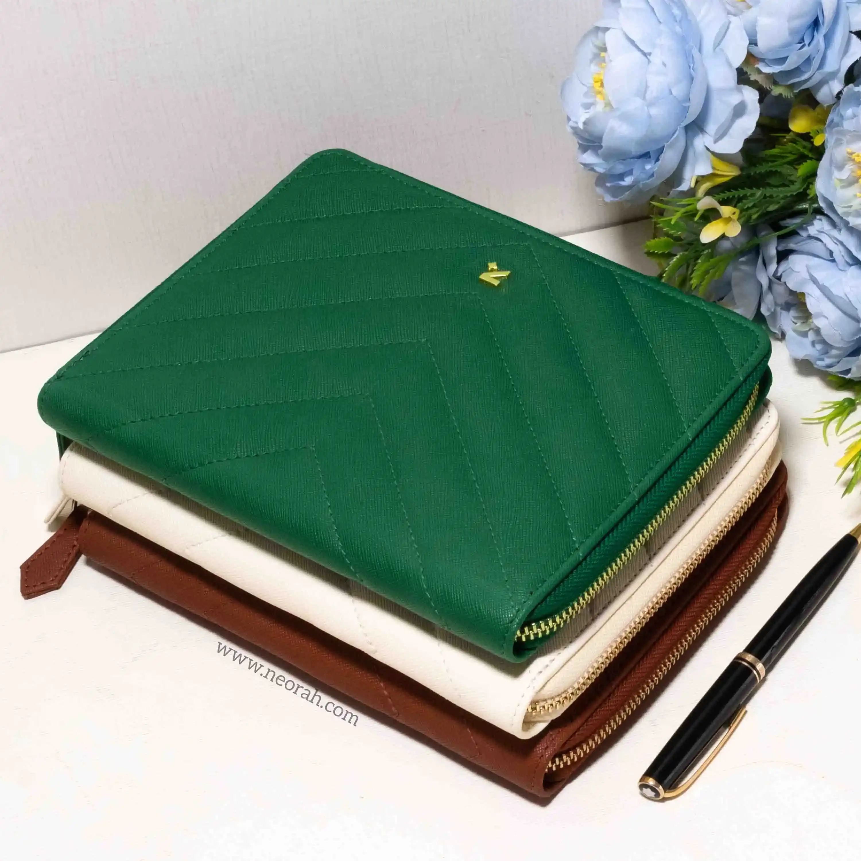 A5 - REFILLABLE QUILTED ORGANISER SLEEVE - ZIP - Image 15
