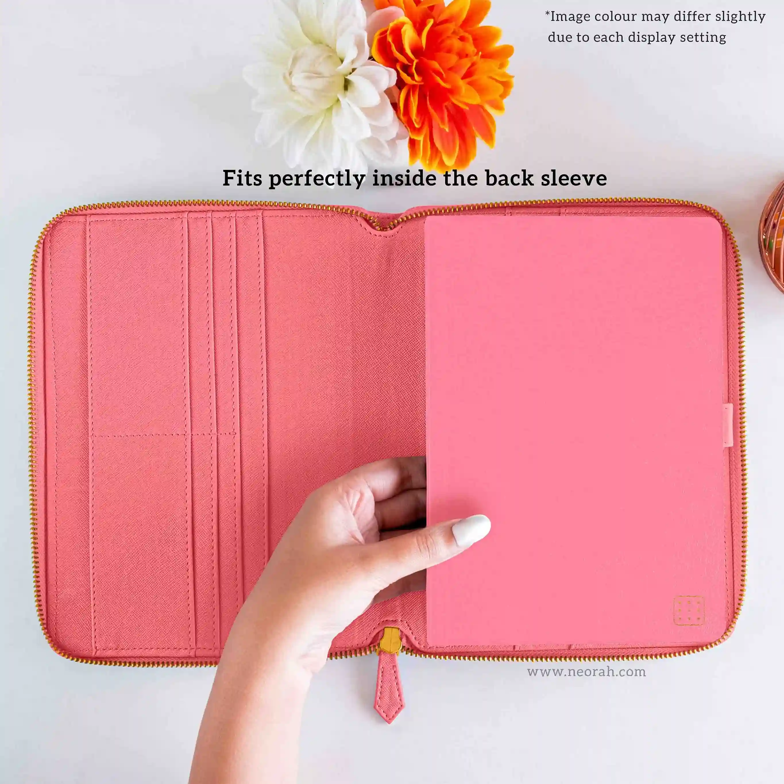A5 - REFILLABLE QUILTED ORGANISER SLEEVE - ZIP - Image 165