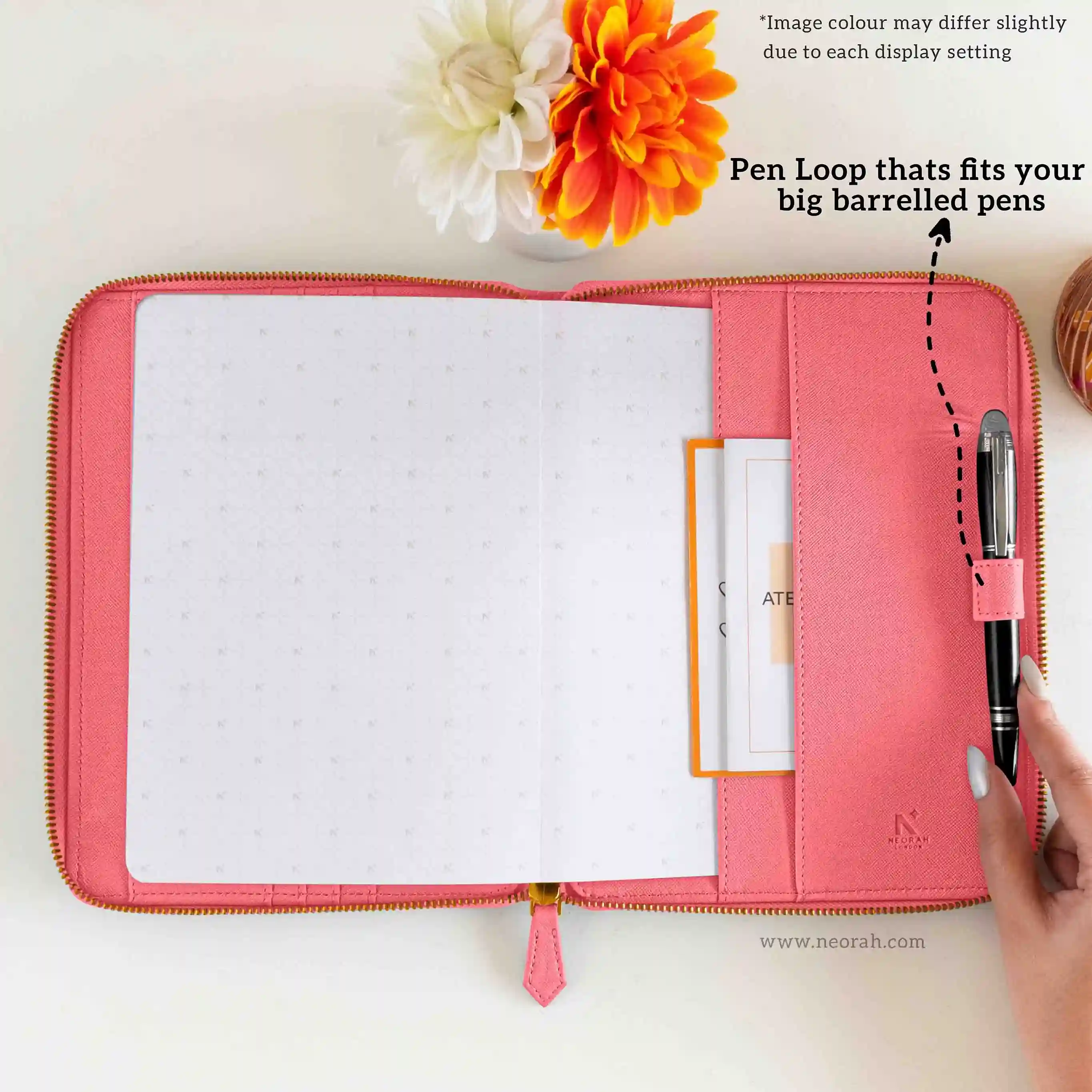 A5 - REFILLABLE QUILTED ORGANISER SLEEVE - ZIP - Image 169