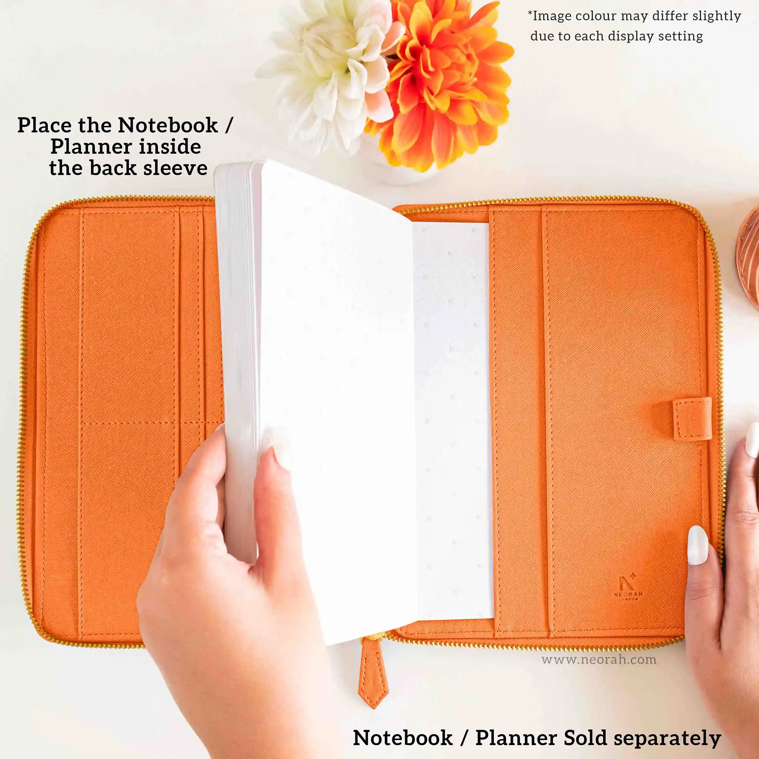 A5 - REFILLABLE QUILTED ORGANISER SLEEVE - ZIP - Image 175