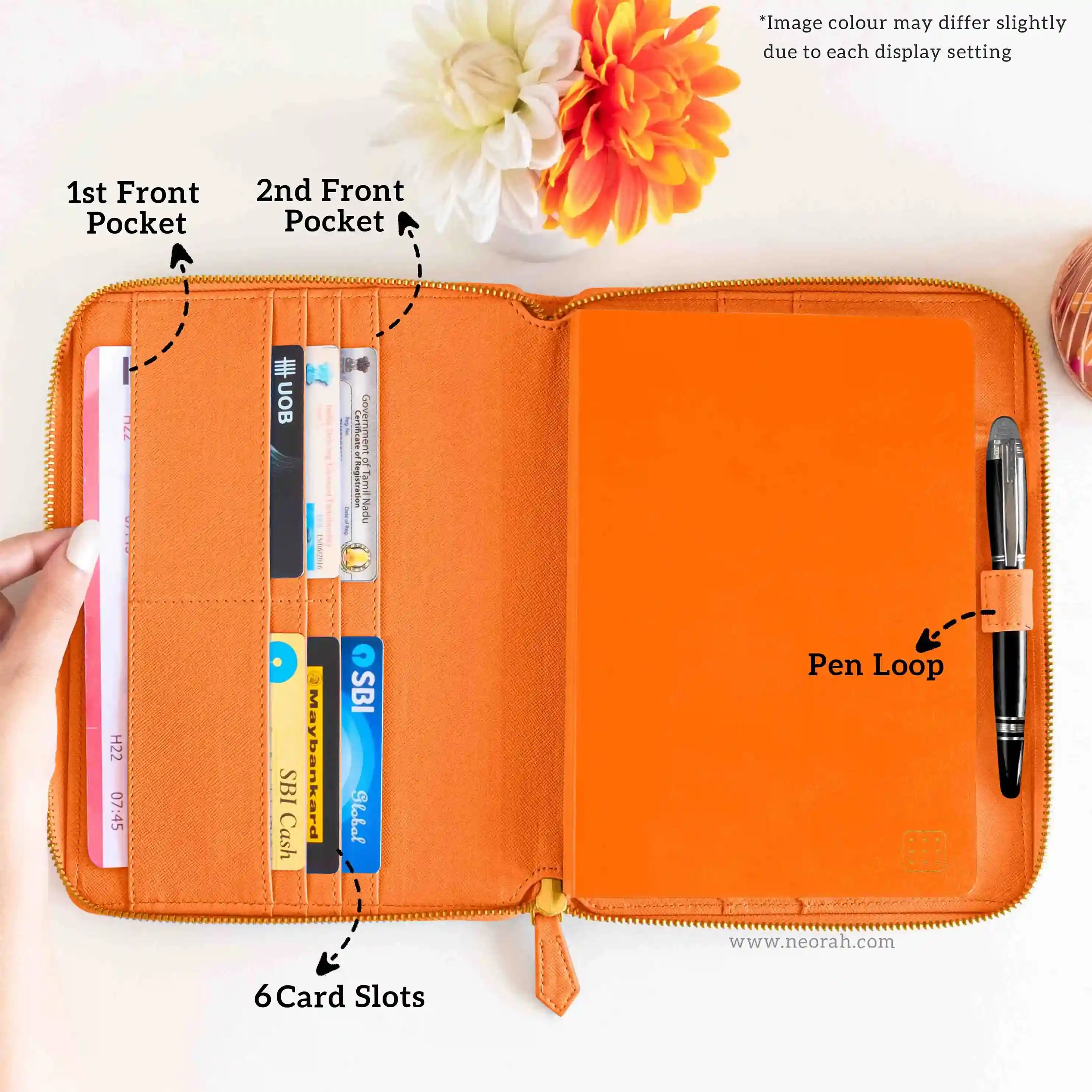 A5 - REFILLABLE QUILTED ORGANISER SLEEVE - ZIP - Image 181
