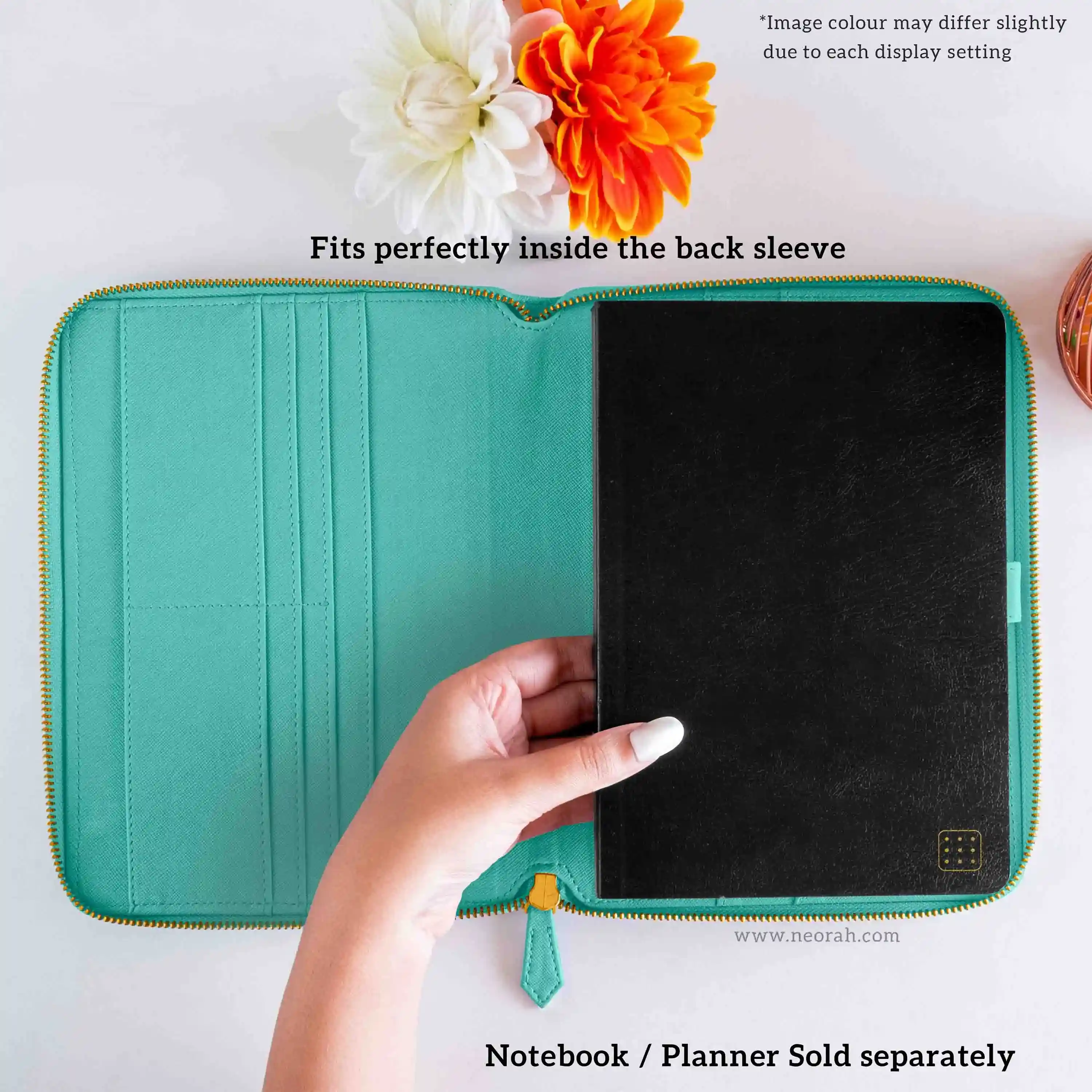 A5 - REFILLABLE QUILTED ORGANISER SLEEVE - ZIP - Image 189