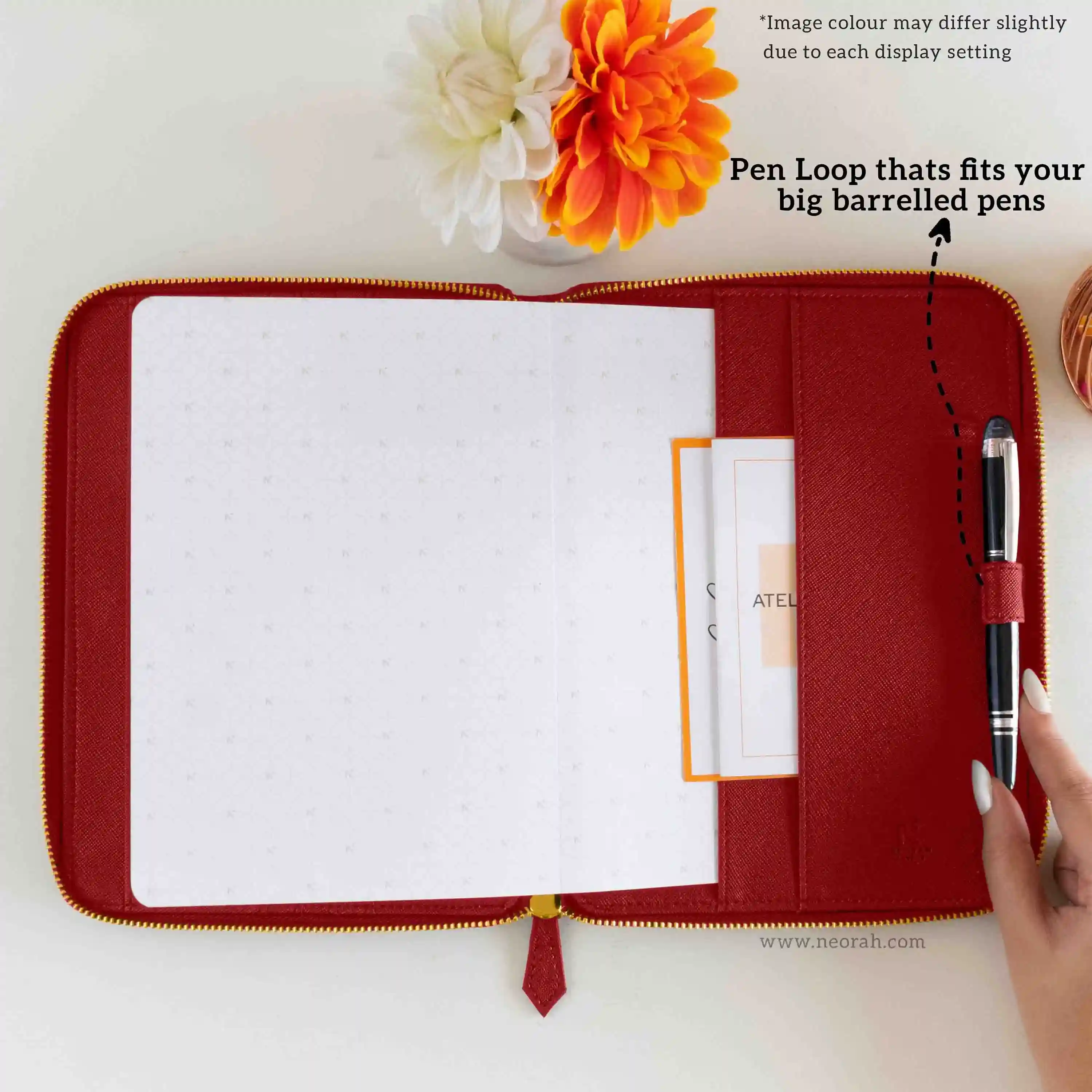 A5 - REFILLABLE QUILTED ORGANISER SLEEVE - ZIP - Image 62