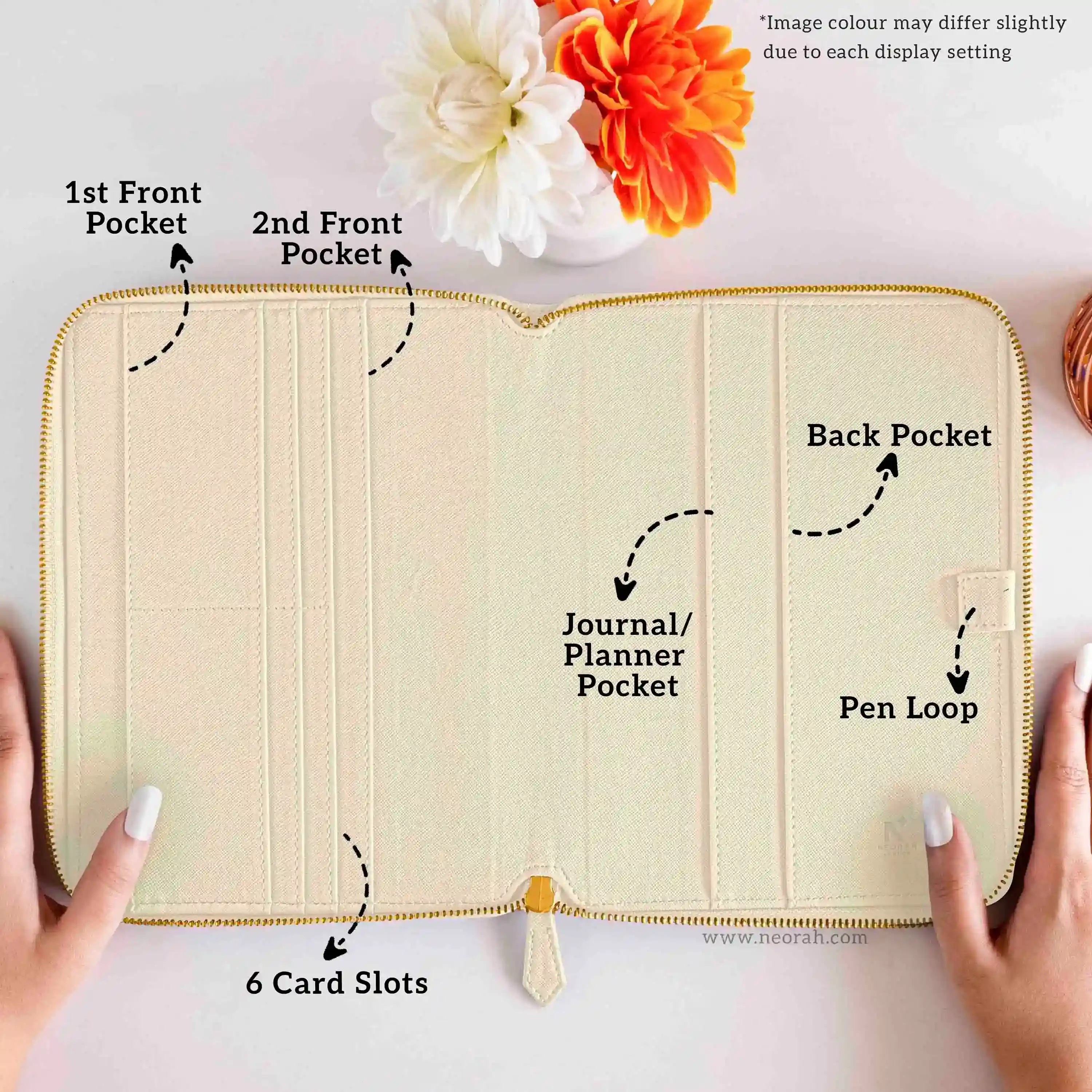 A5 - REFILLABLE QUILTED ORGANISER SLEEVE - ZIP - Image 81