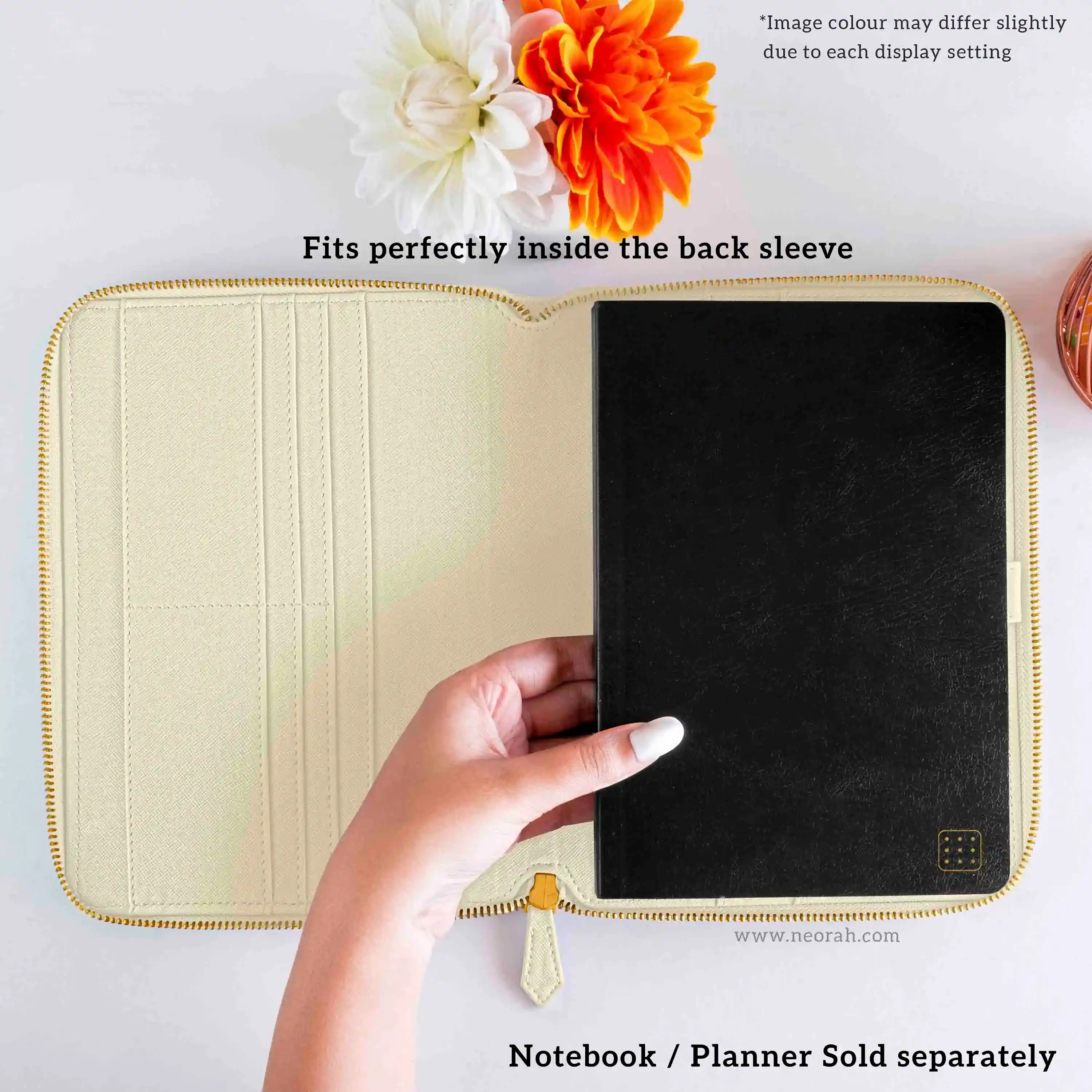A5 - REFILLABLE QUILTED ORGANISER SLEEVE - ZIP - Image 82