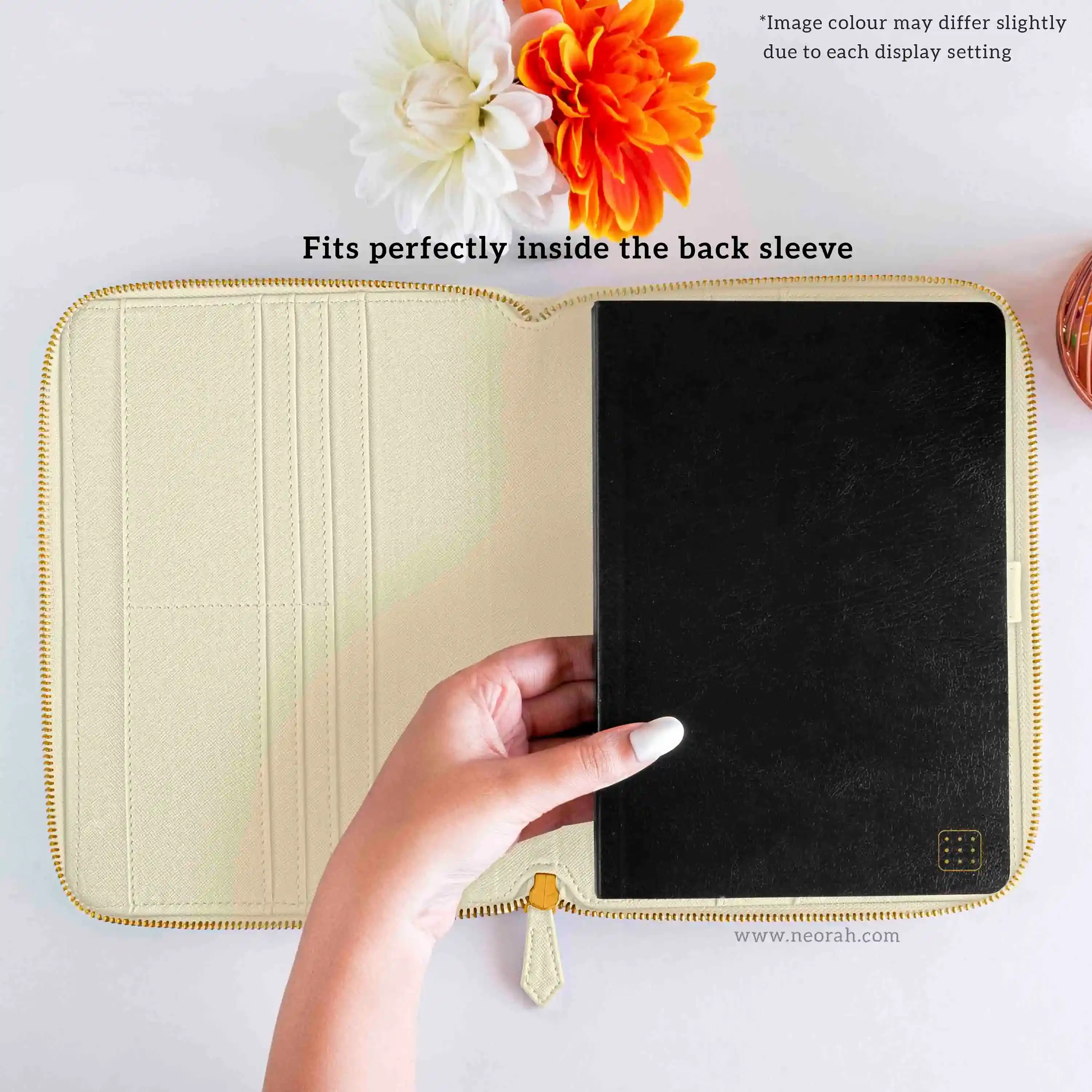 A5 - REFILLABLE QUILTED ORGANISER SLEEVE - ZIP - Image 87