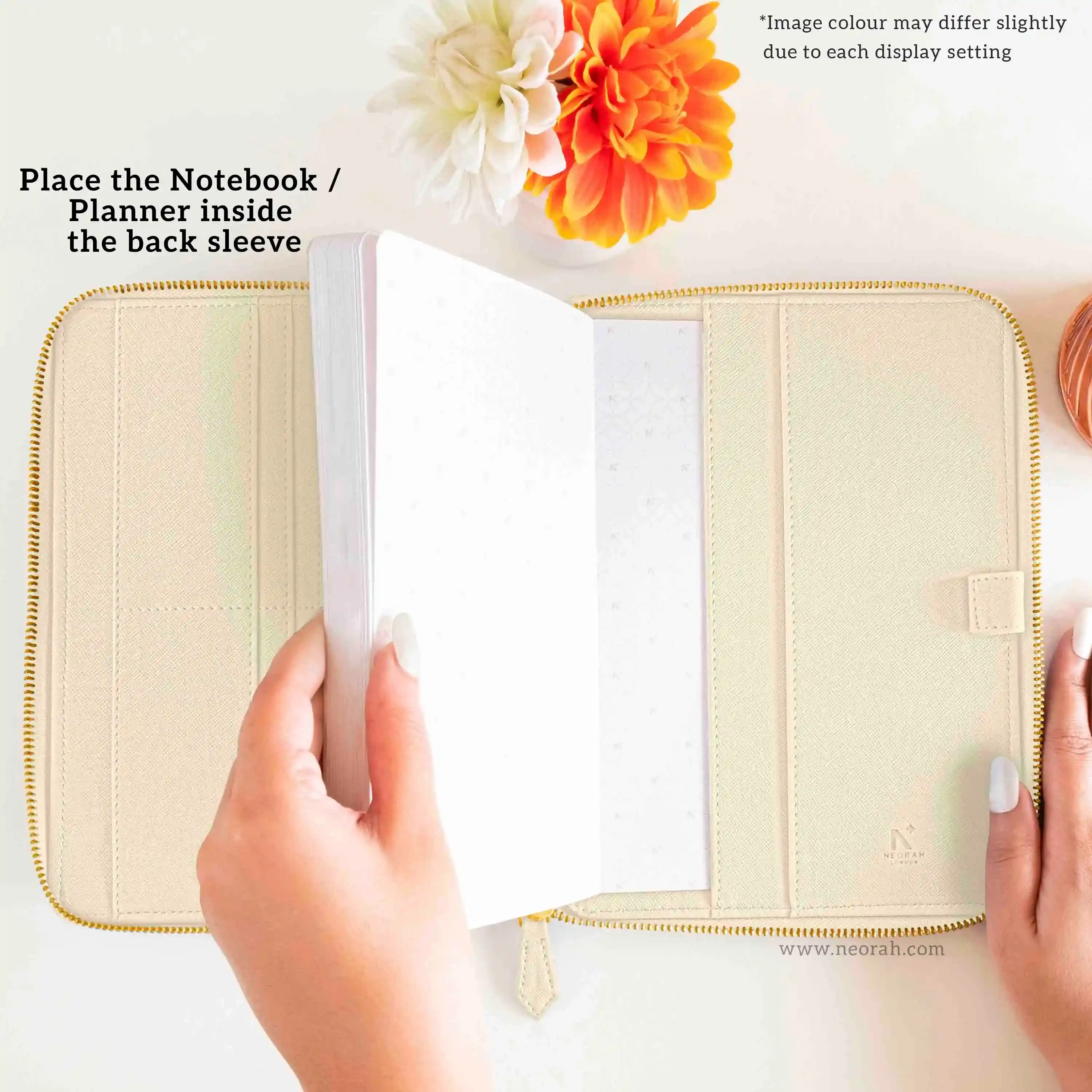 A5 - REFILLABLE QUILTED ORGANISER SLEEVE - ZIP - Image 89