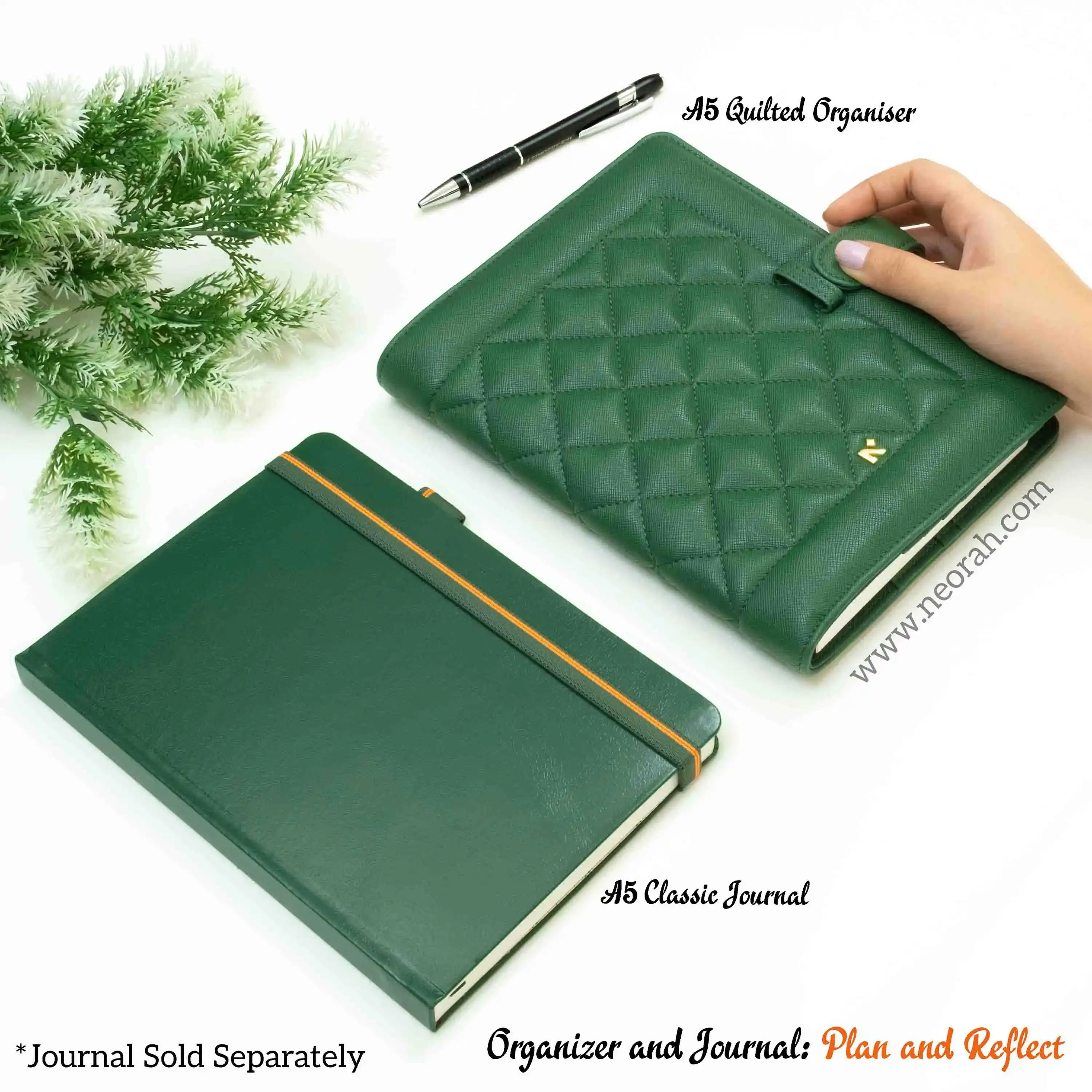 A5 - REFILLABLE QUILTED ORGANISER SLEEVE WITH LOOP - Image 110