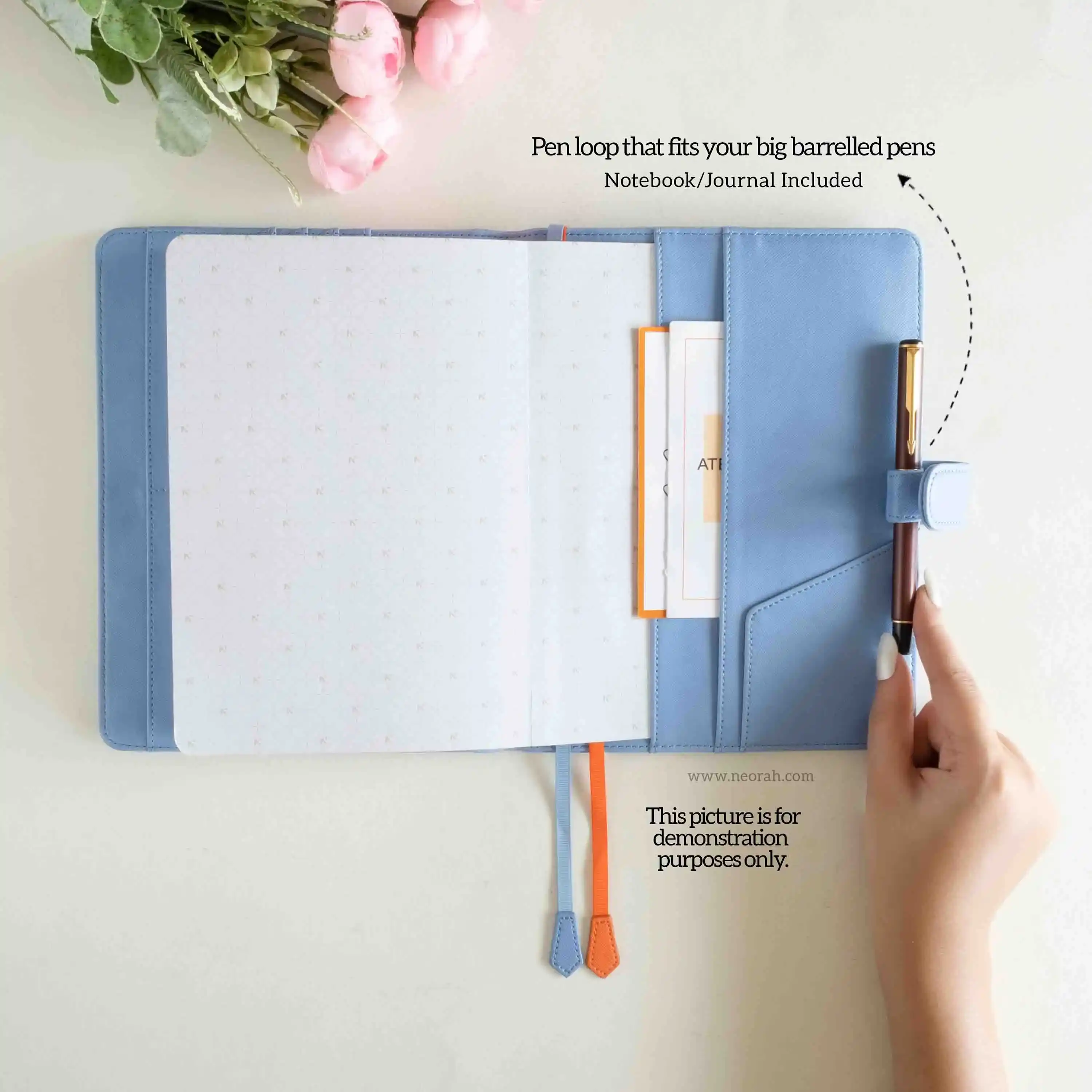 A5 - REFILLABLE QUILTED ORGANISER SLEEVE WITH LOOP - Image 16