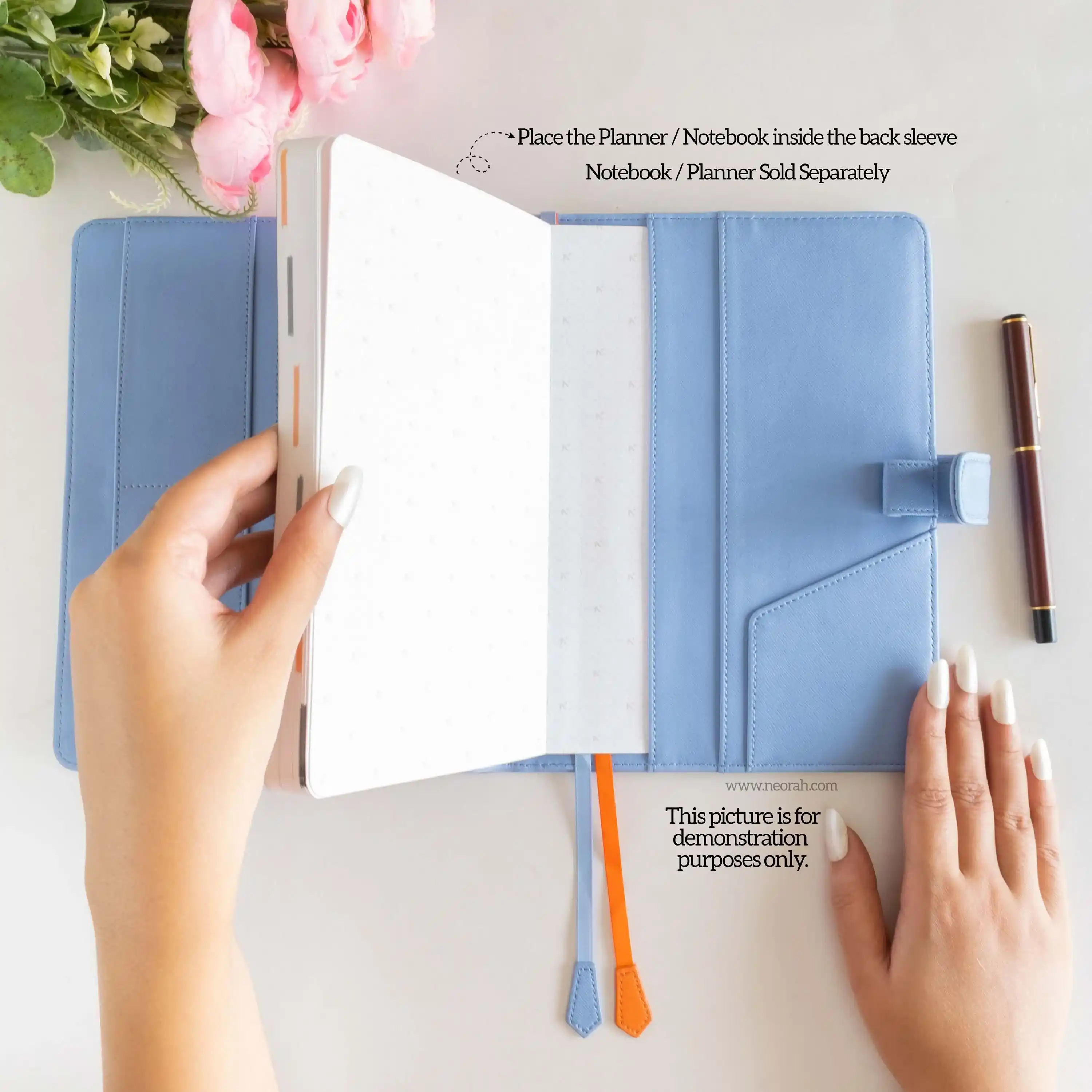 A5 - REFILLABLE QUILTED ORGANISER SLEEVE WITH LOOP - Image 21