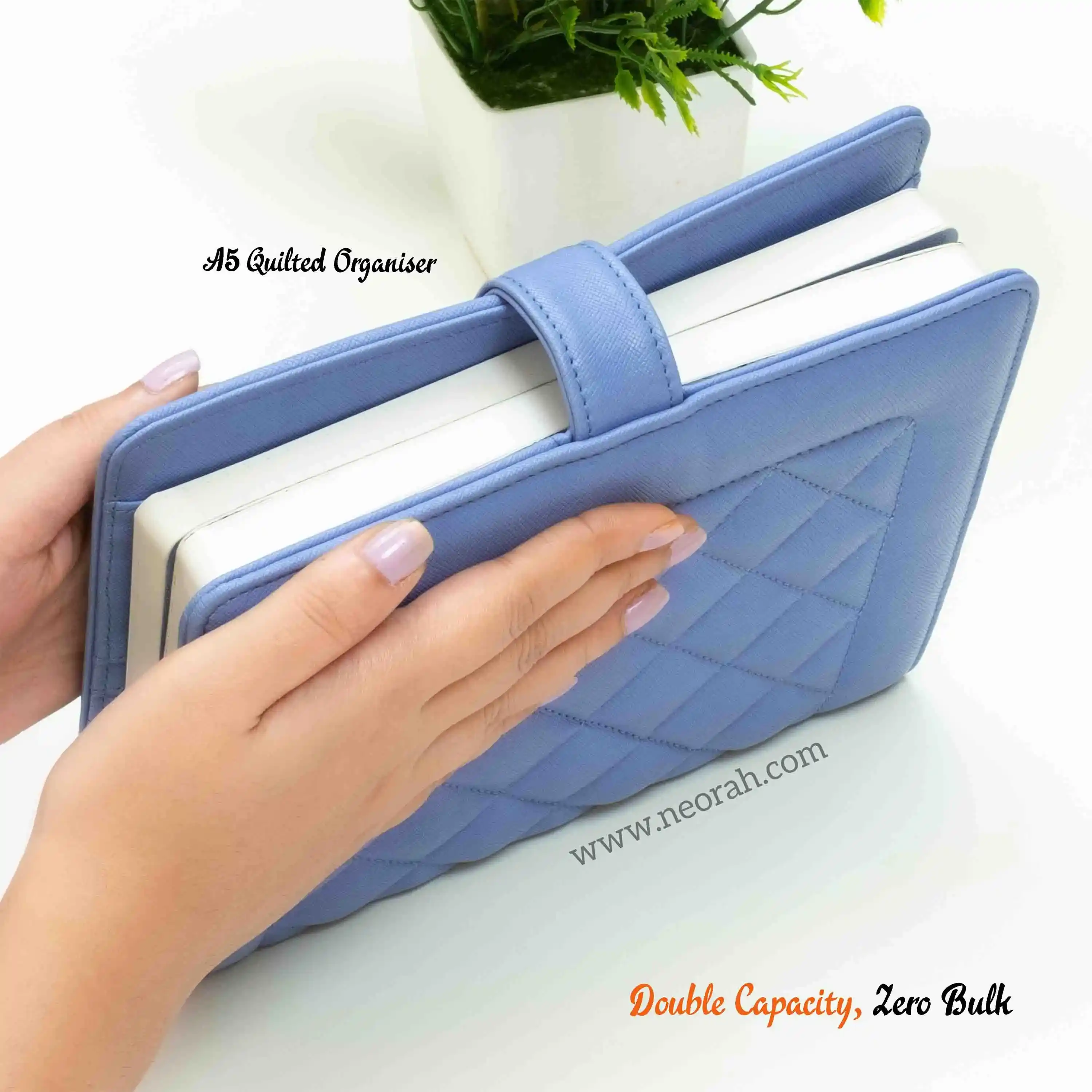 A5 - REFILLABLE QUILTED ORGANISER SLEEVE WITH LOOP - Image 25
