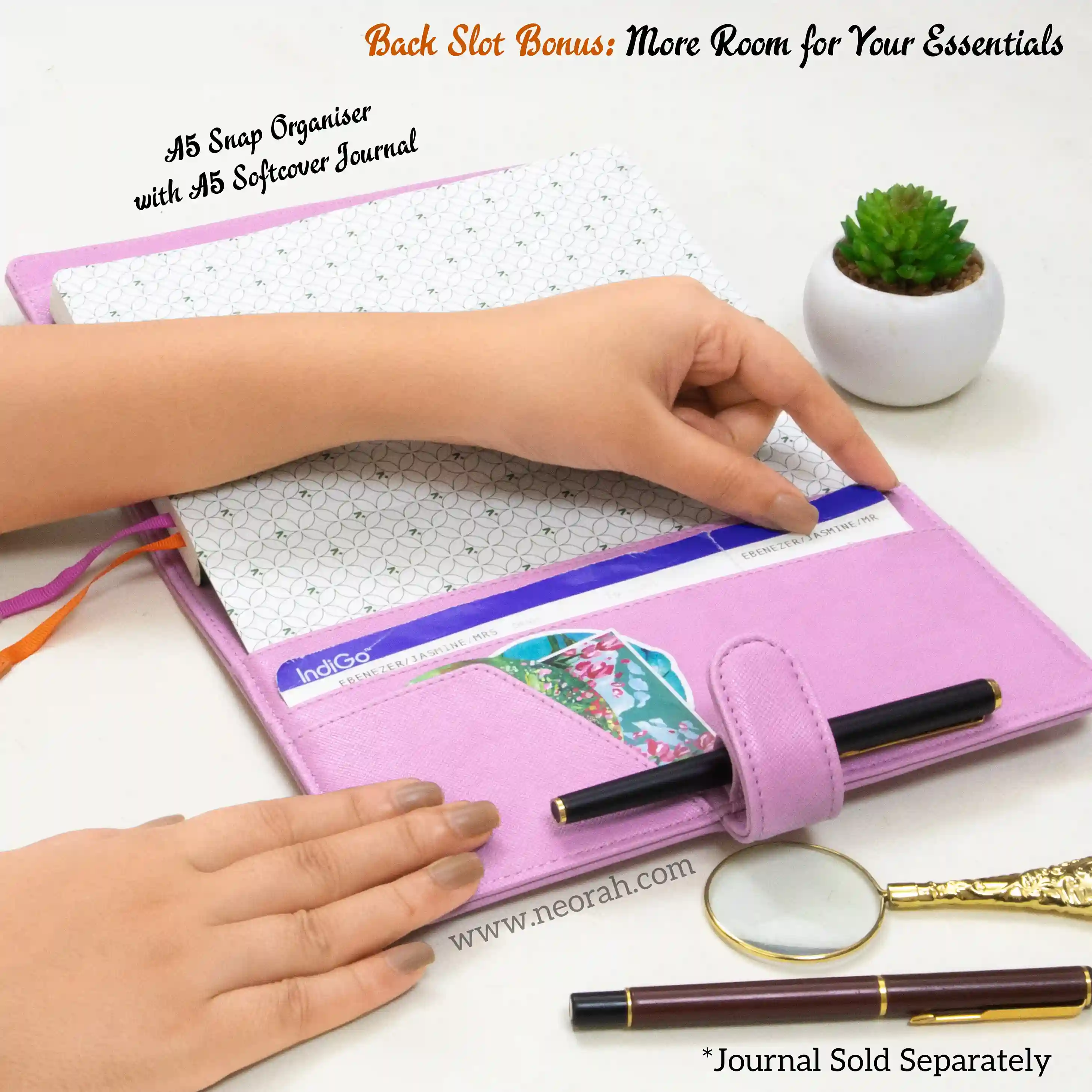 A5 - REFILLABLE ORGANISER SLEEVE - SNAP BUTTON - Image 173