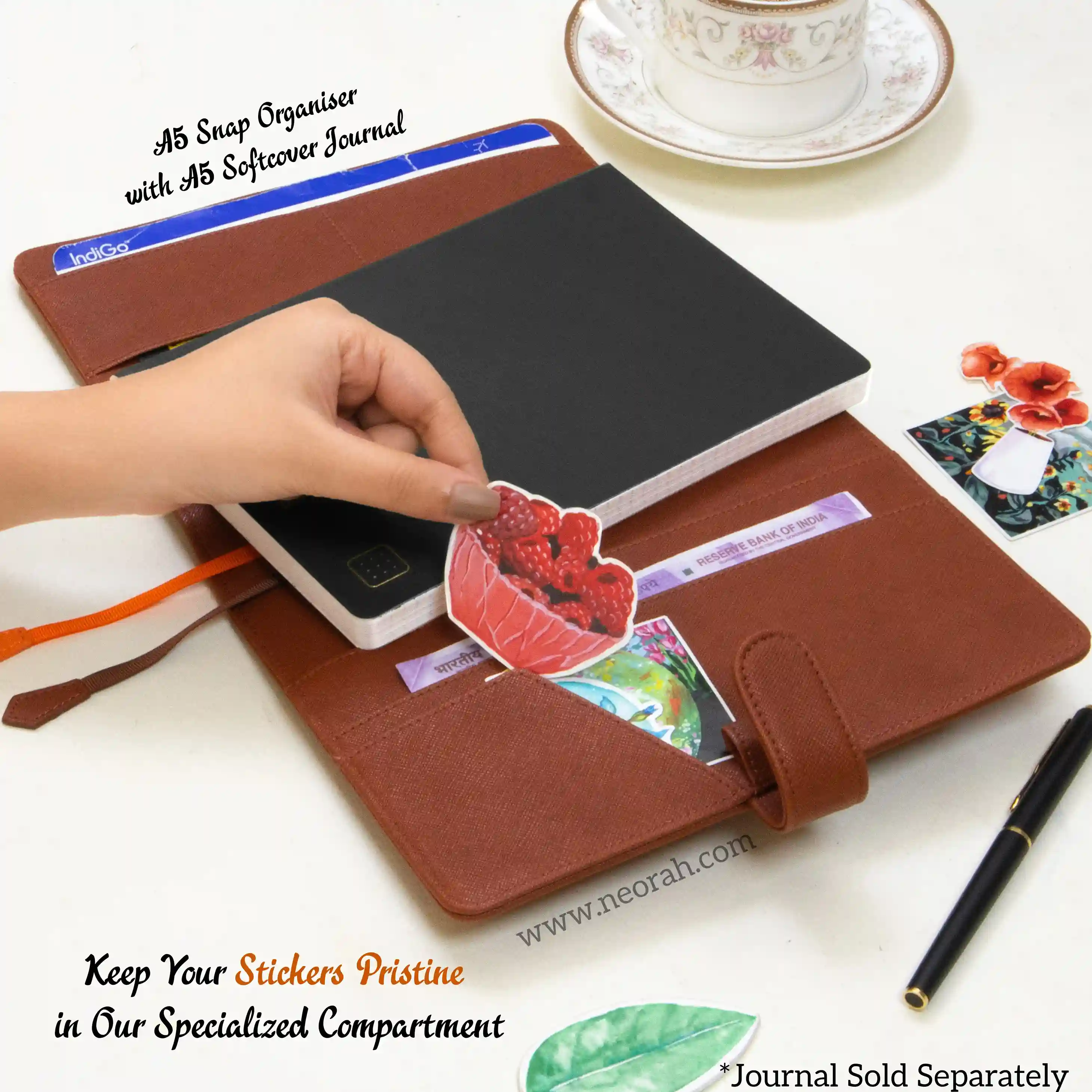 A5 - REFILLABLE ORGANISER SLEEVE - SNAP BUTTON - Image 44