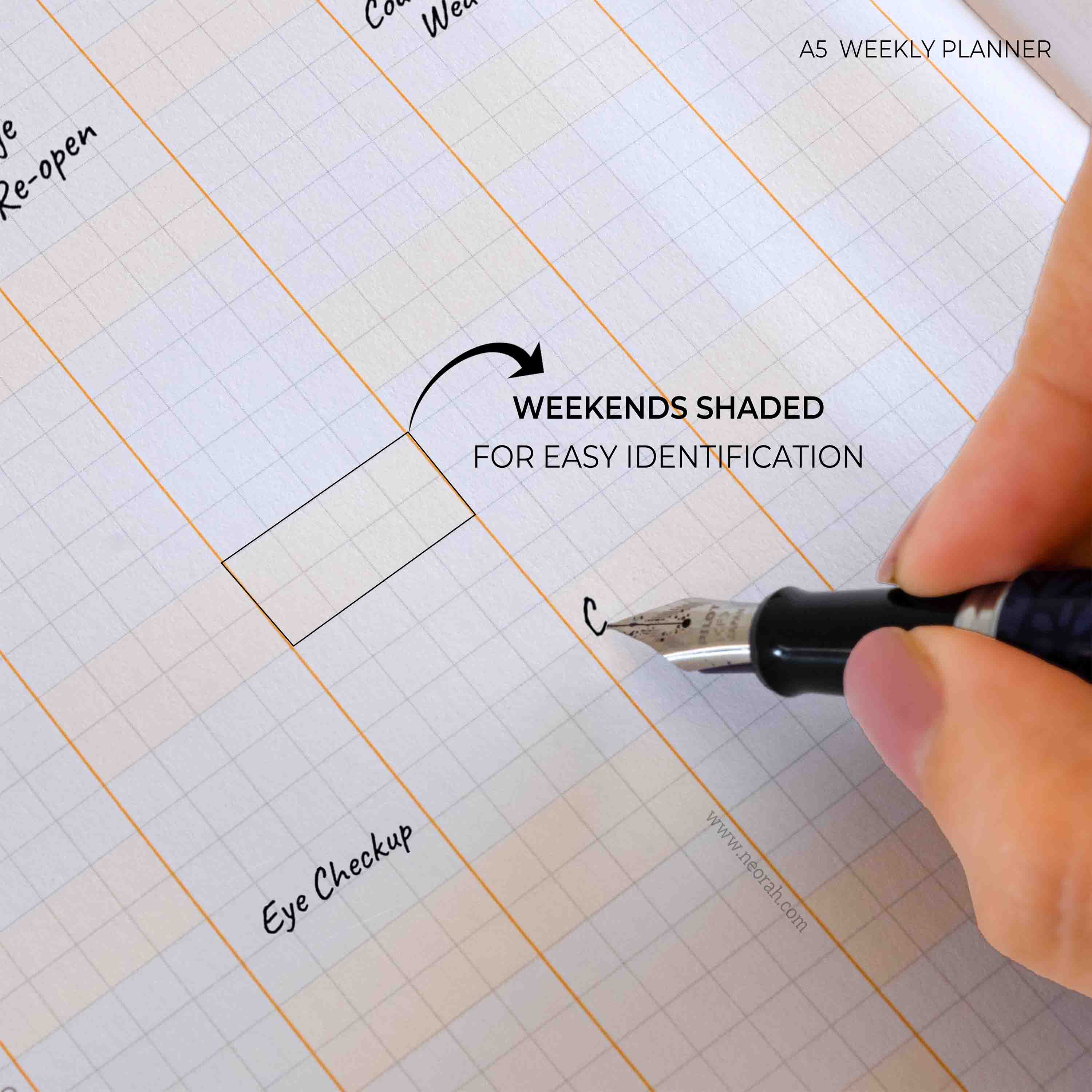 A5 - 2026 - WEEKLY PLANNER - HARD COVER - Image 11