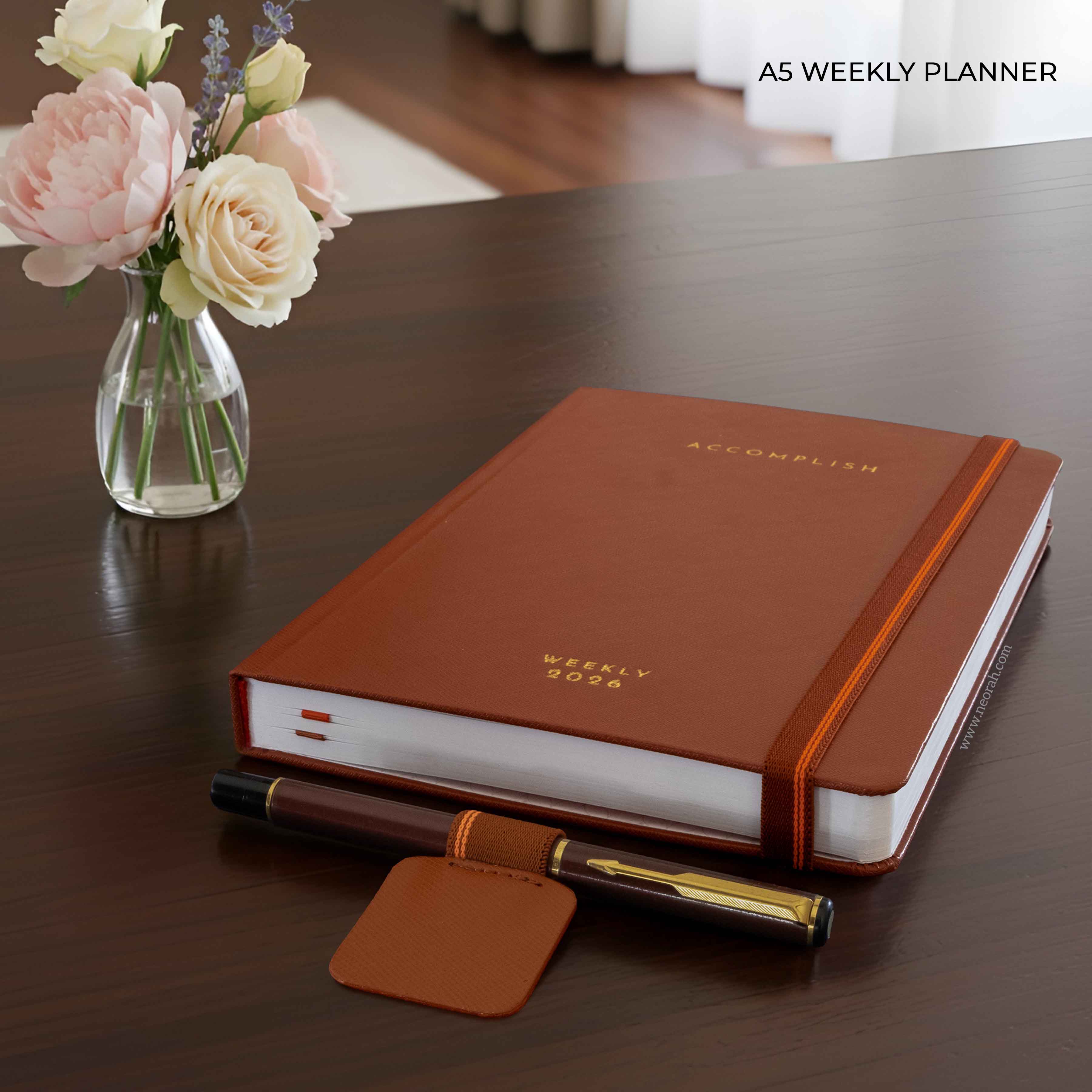 A5 - 2026 - WEEKLY PLANNER - HARD COVER - Image 75