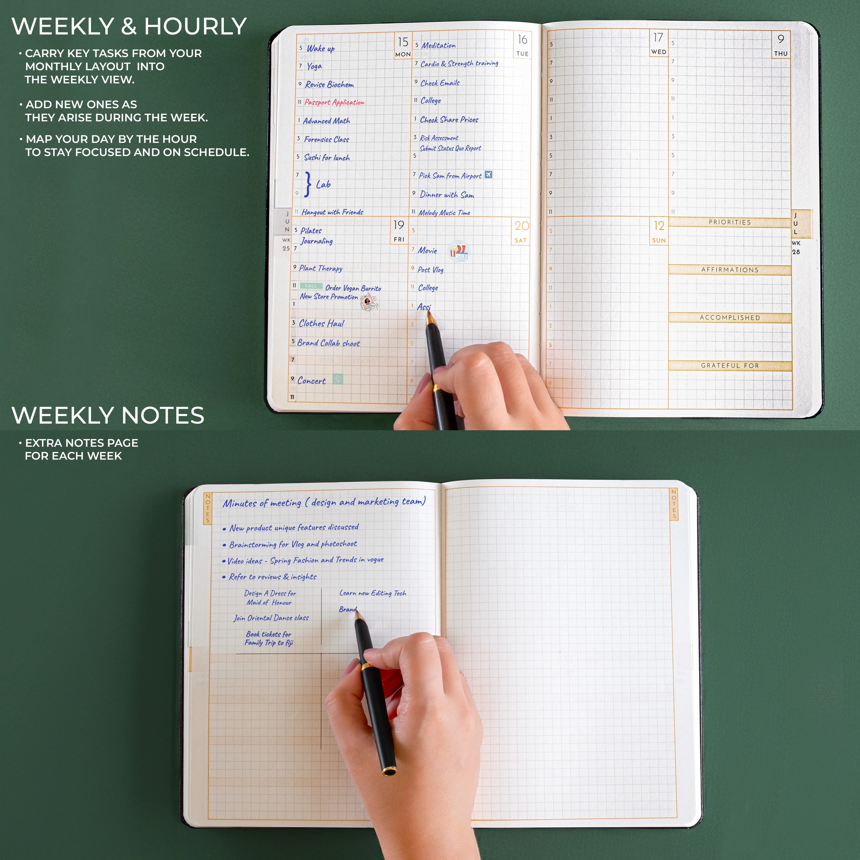 A5 - 2026 - WEEKLY PLANNER - HARD COVER - Image 8