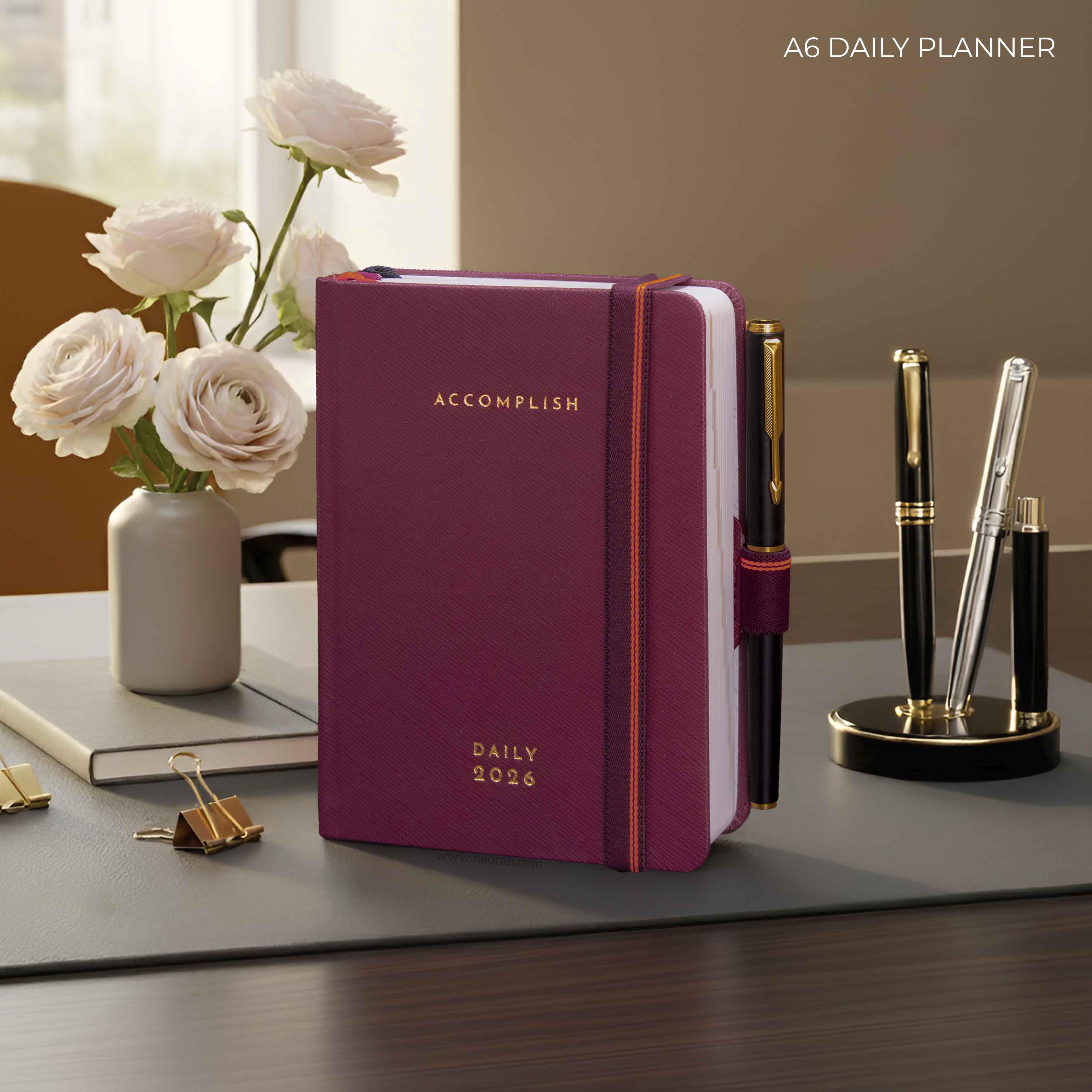 A6 - 2026 - DAILY PLANNER - HARD COVER - Image 77