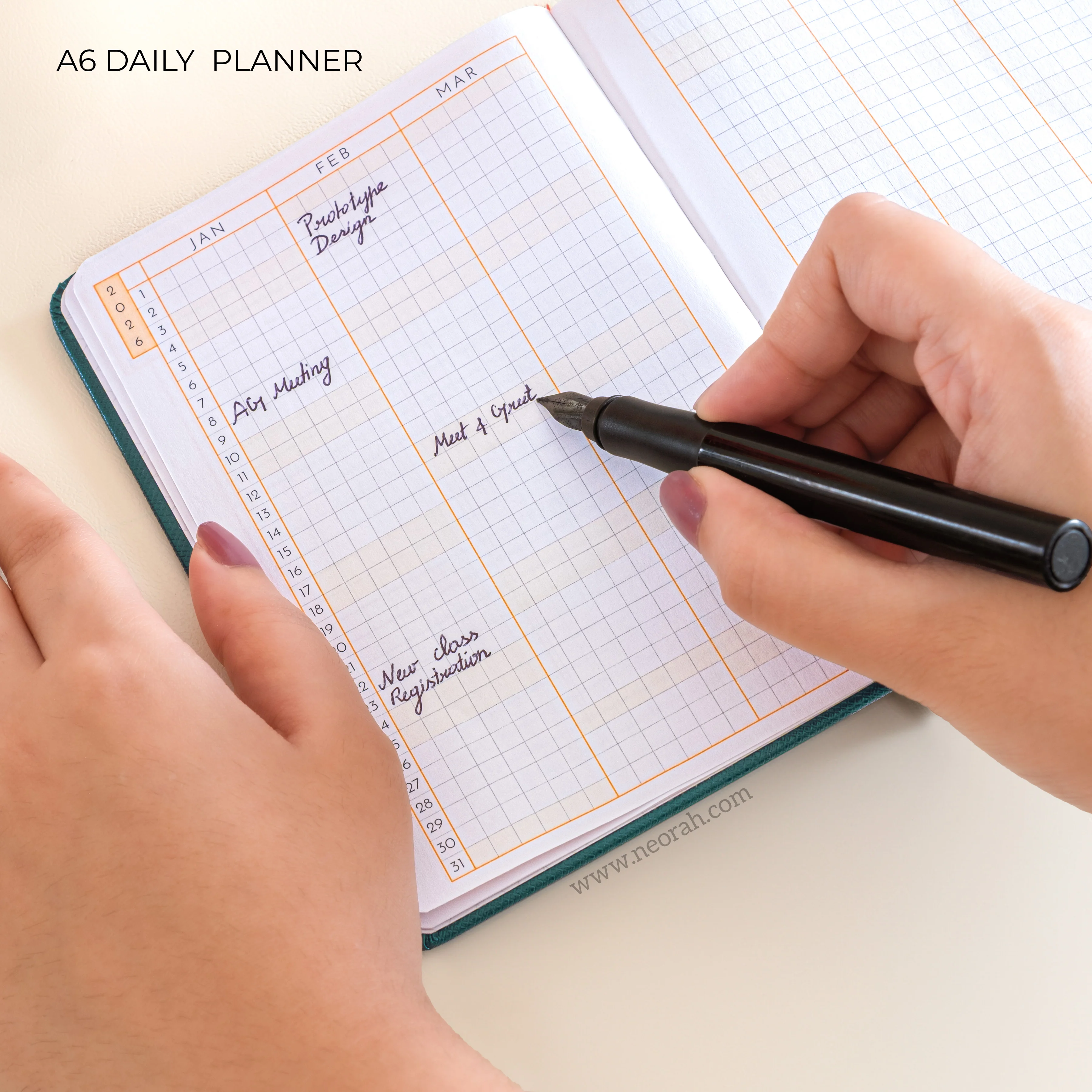 A6 - 2026 - DAILY PLANNER - HARD COVER - Image 9
