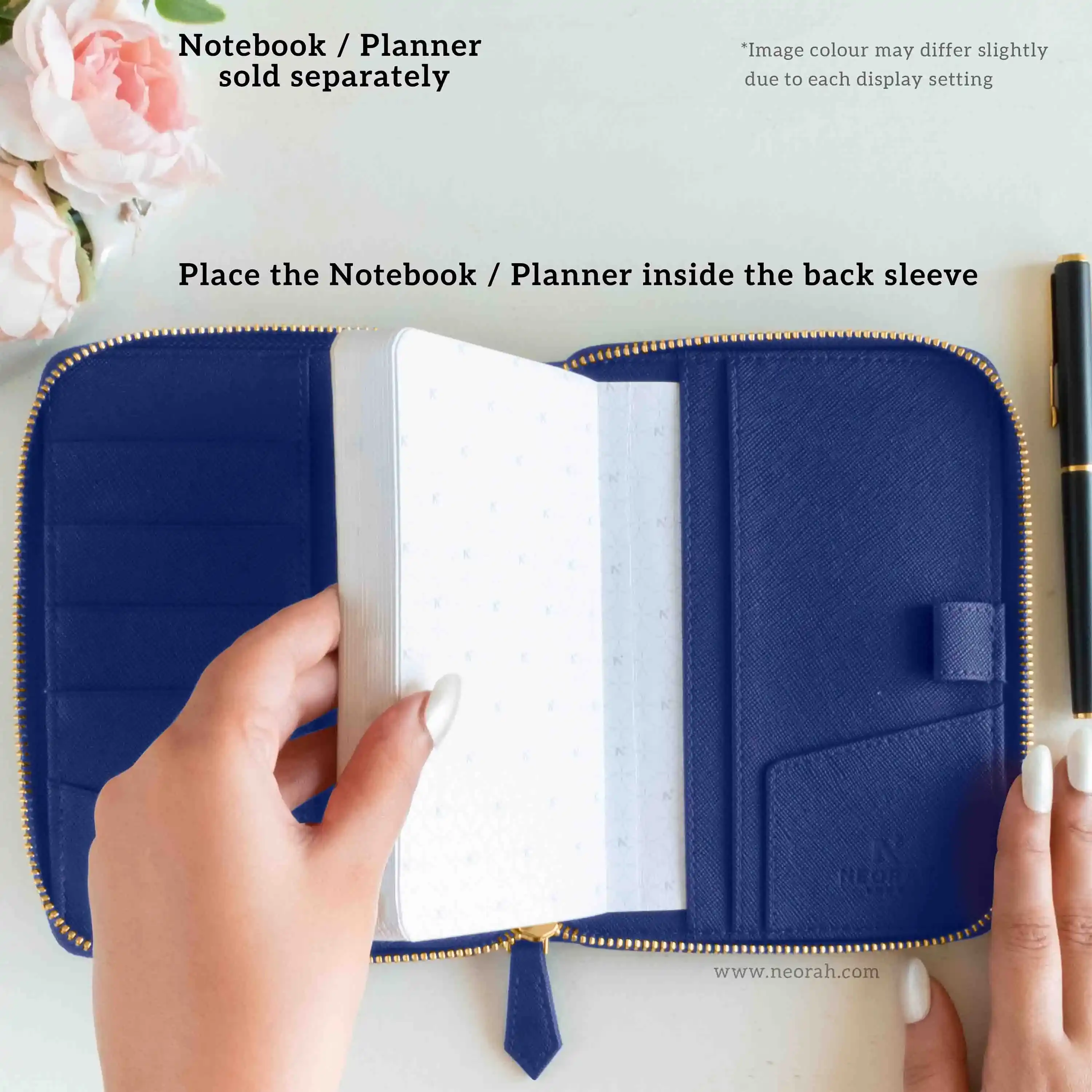 A6 - REFILLABLE QUILTED ORGANISER SLEEVE - ZIP - Image 103