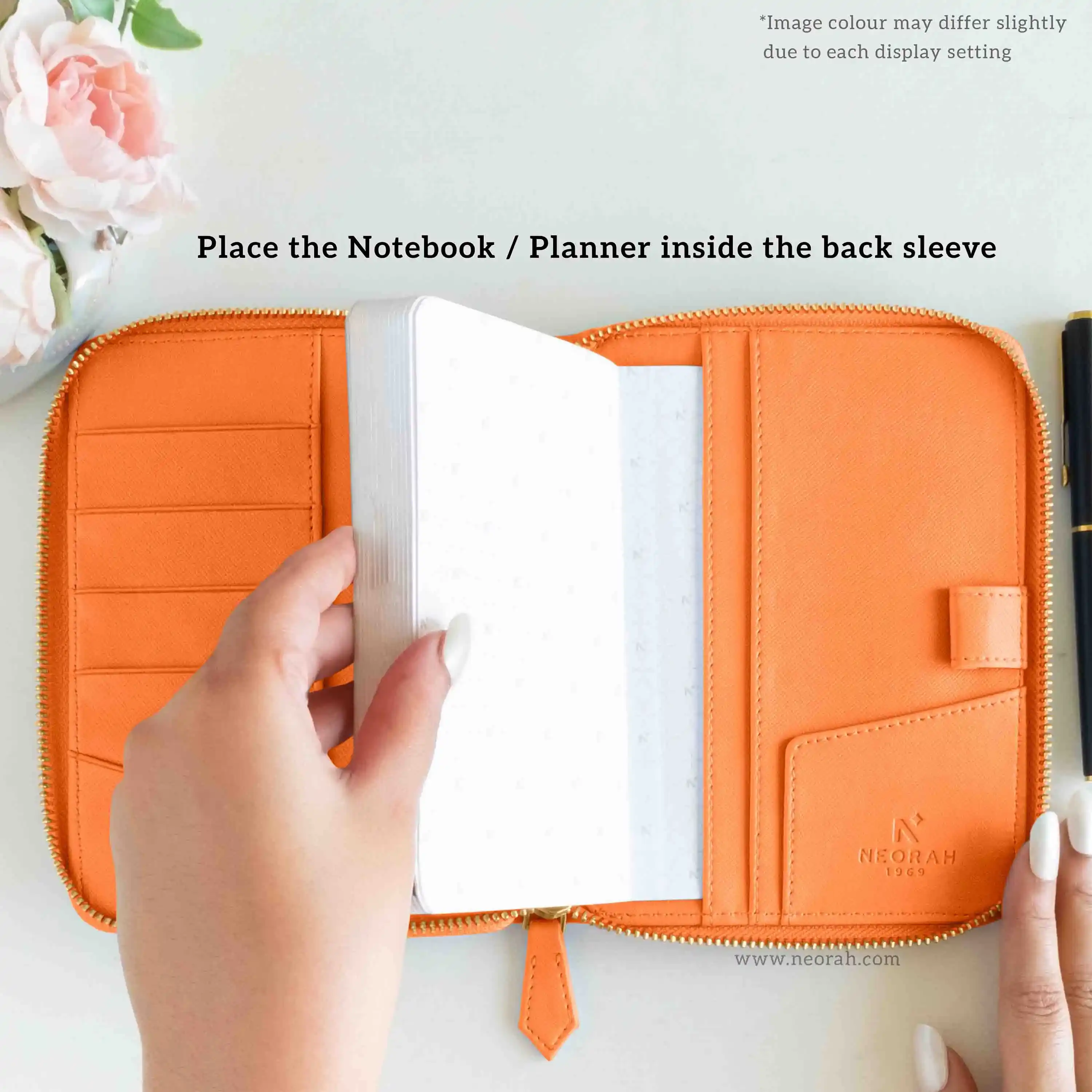 A6 - REFILLABLE QUILTED ORGANISER SLEEVE - ZIP - Image 121