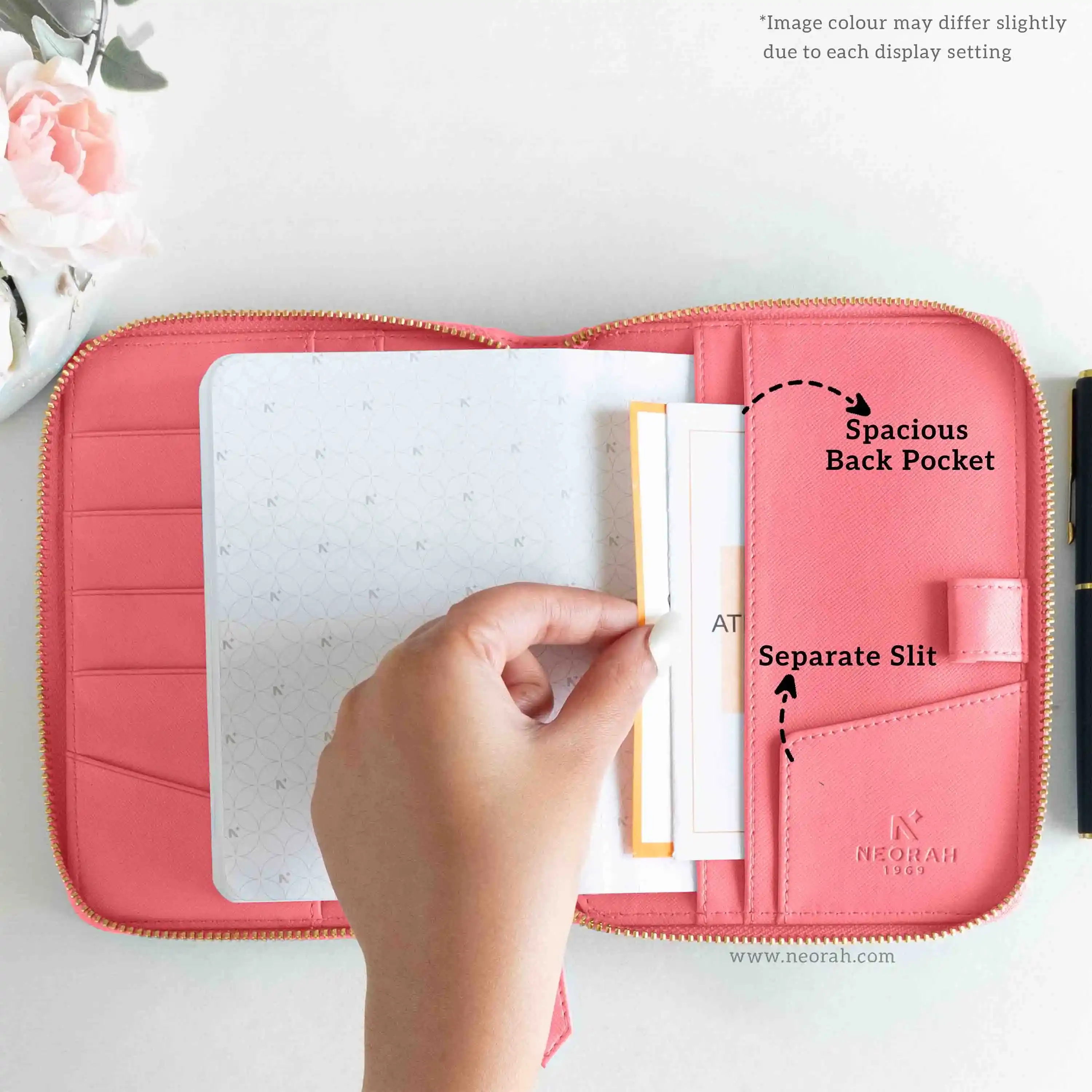 A6 - REFILLABLE QUILTED ORGANISER SLEEVE - ZIP - Image 136