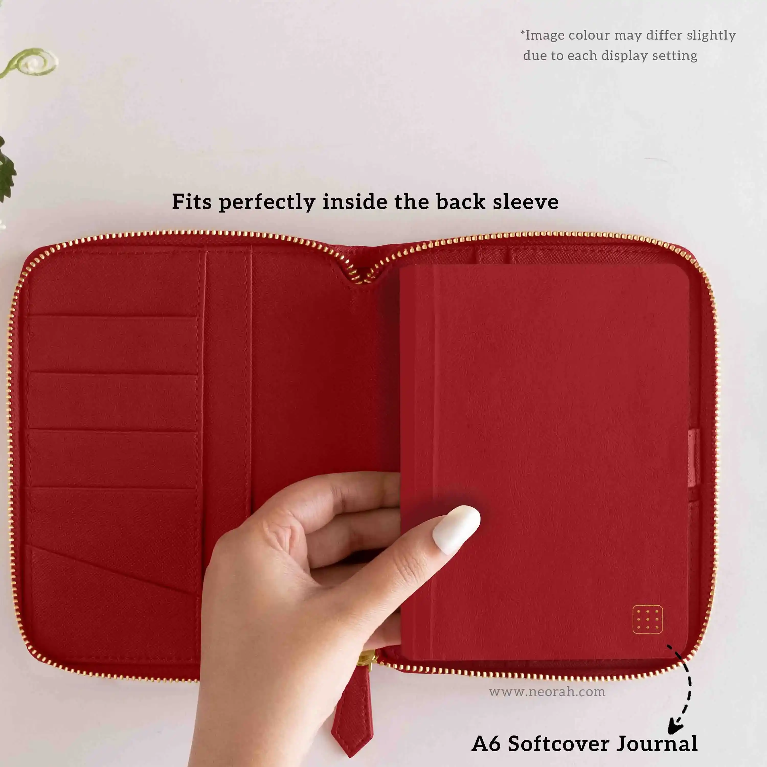 A6 - REFILLABLE QUILTED ORGANISER SLEEVE - ZIP - Image 150