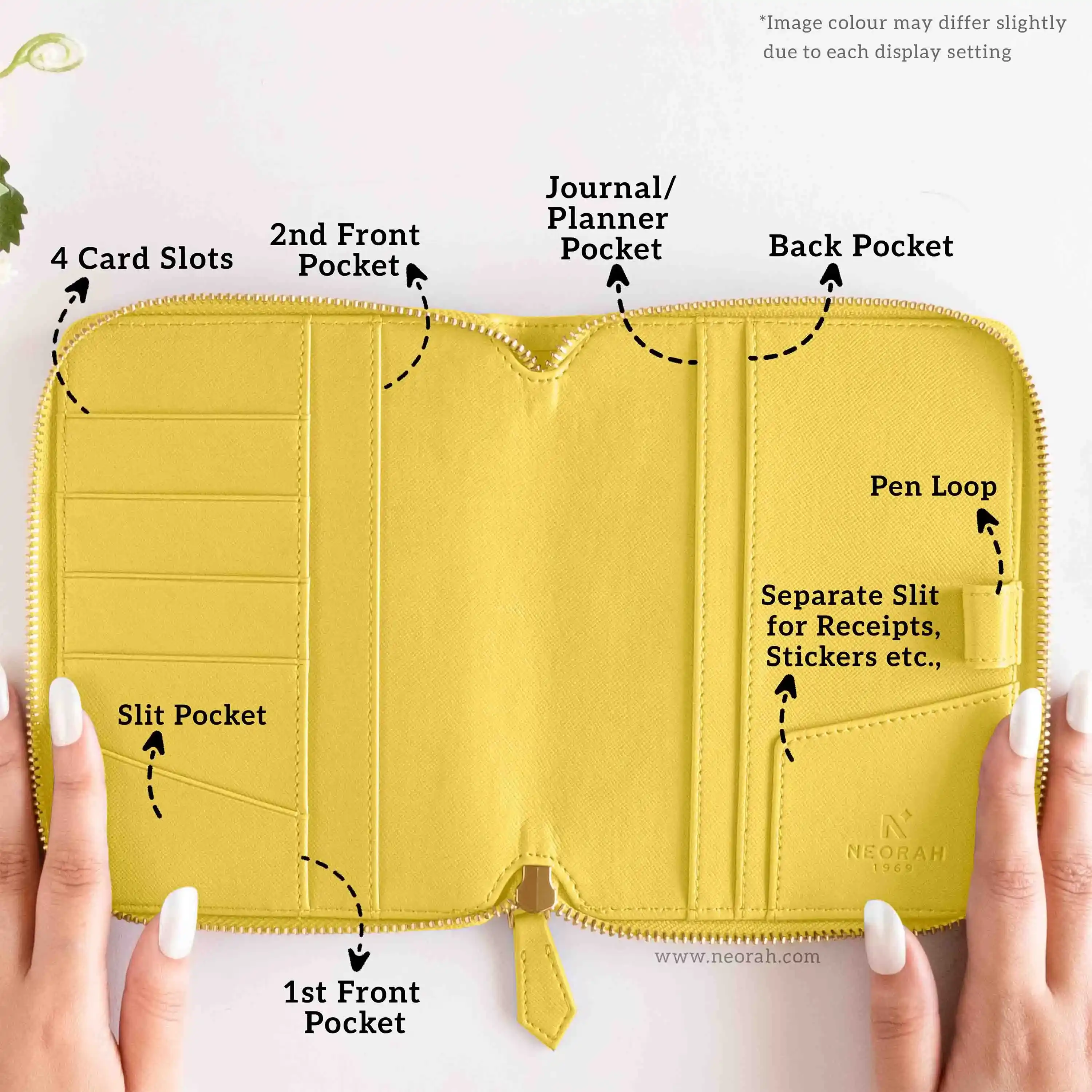 A6 - REFILLABLE QUILTED ORGANISER SLEEVE - ZIP - Image 172