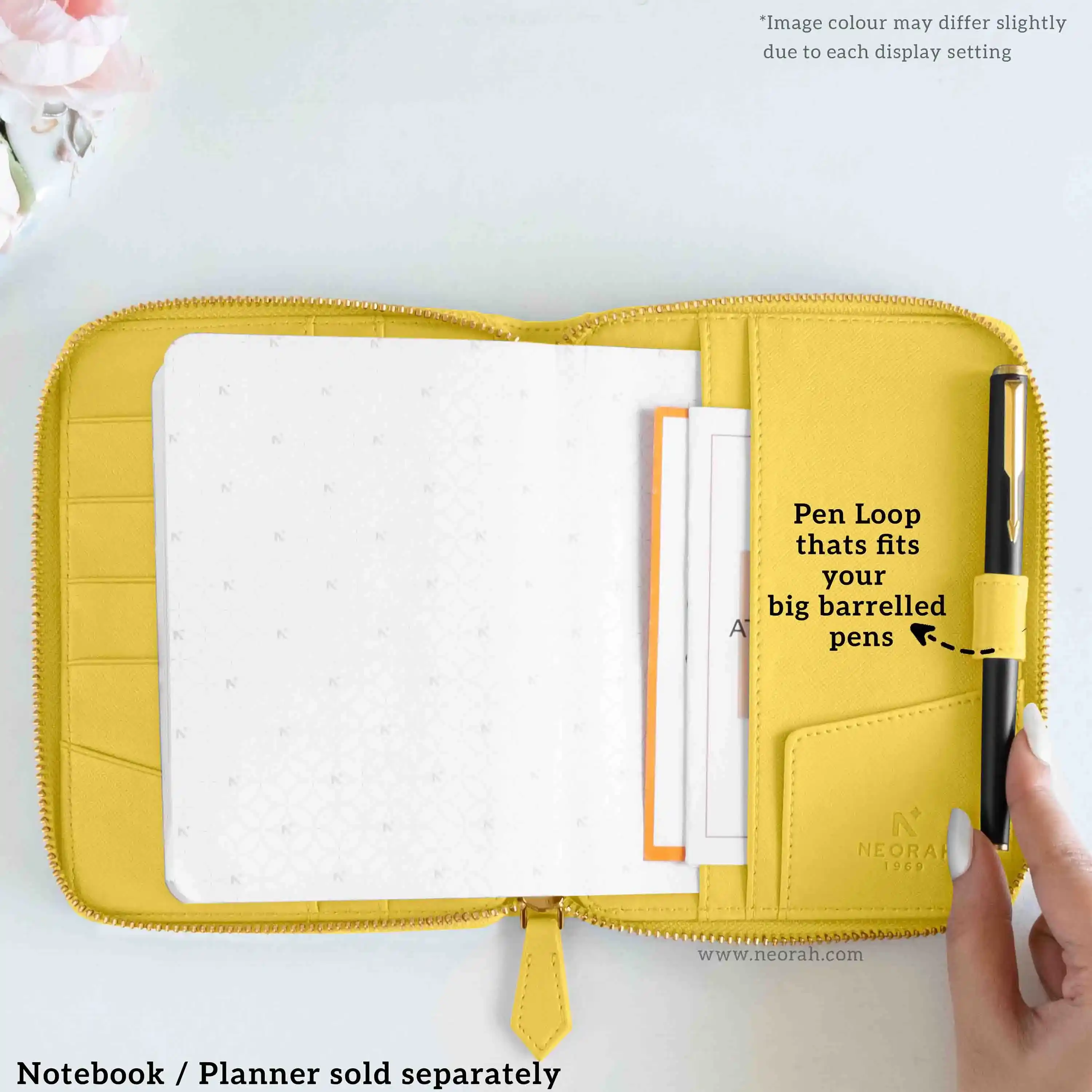 A6 - REFILLABLE QUILTED ORGANISER SLEEVE - ZIP - Image 177
