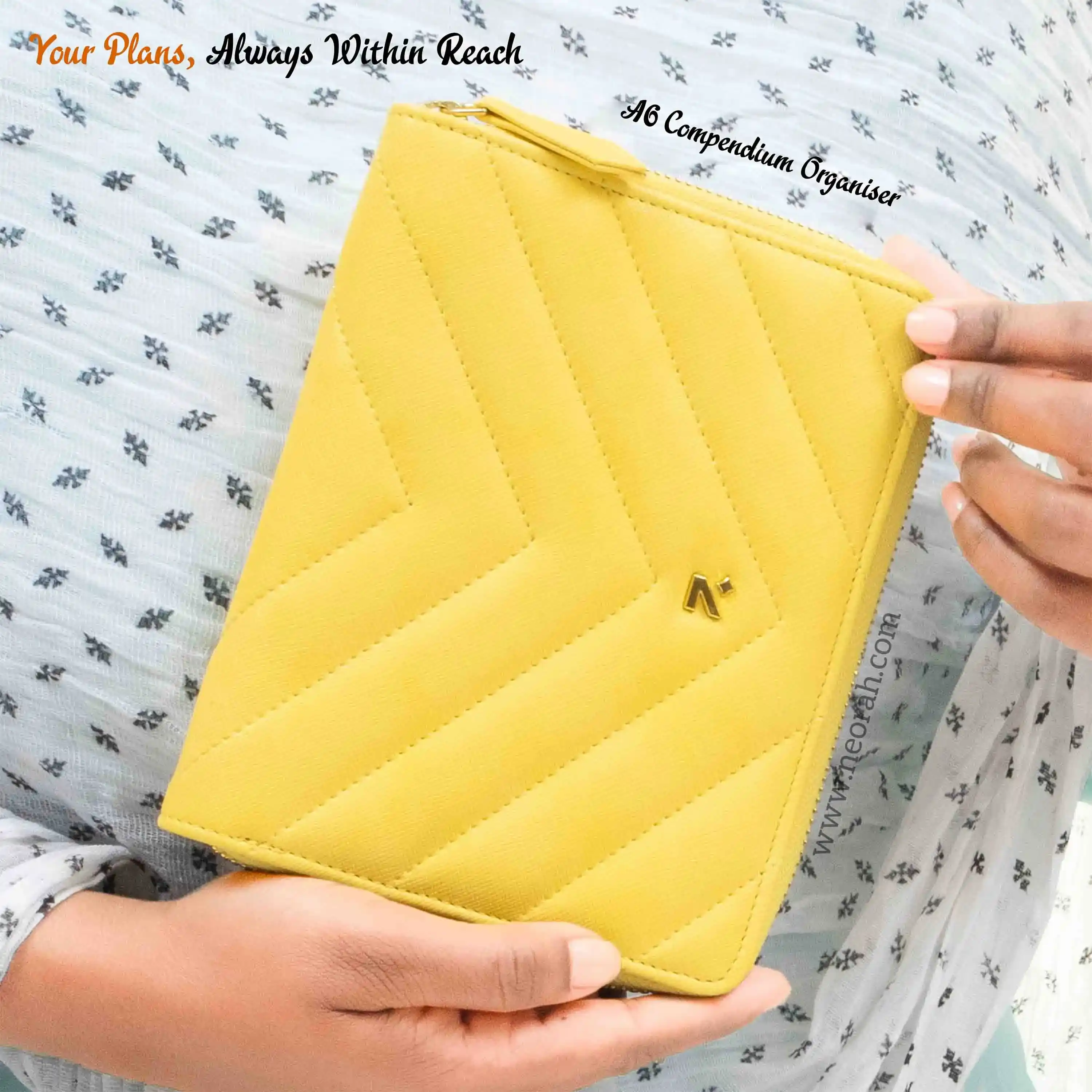 A6 - REFILLABLE QUILTED ORGANISER SLEEVE - ZIP - Image 183