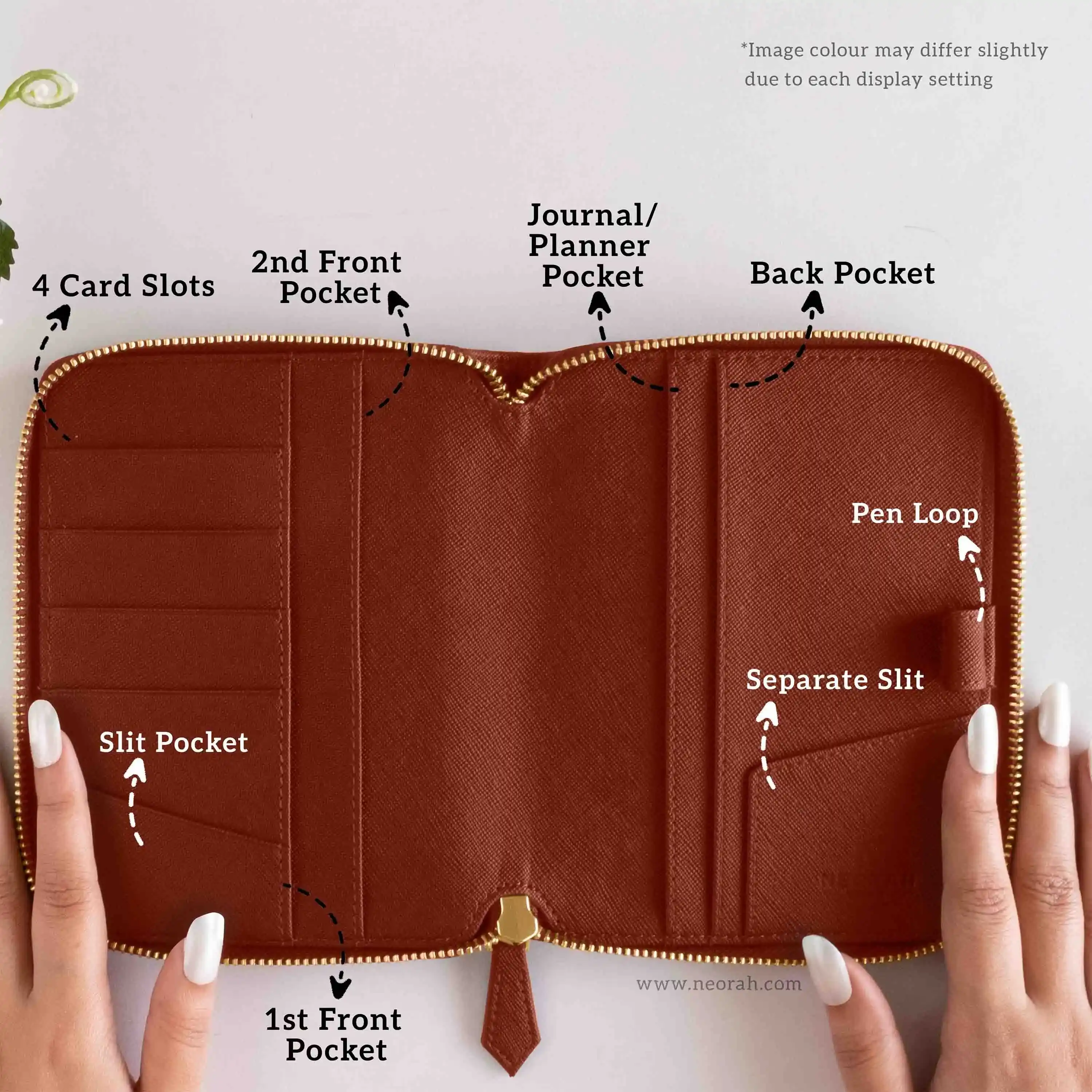 A6 - REFILLABLE QUILTED ORGANISER SLEEVE - ZIP - Image 55