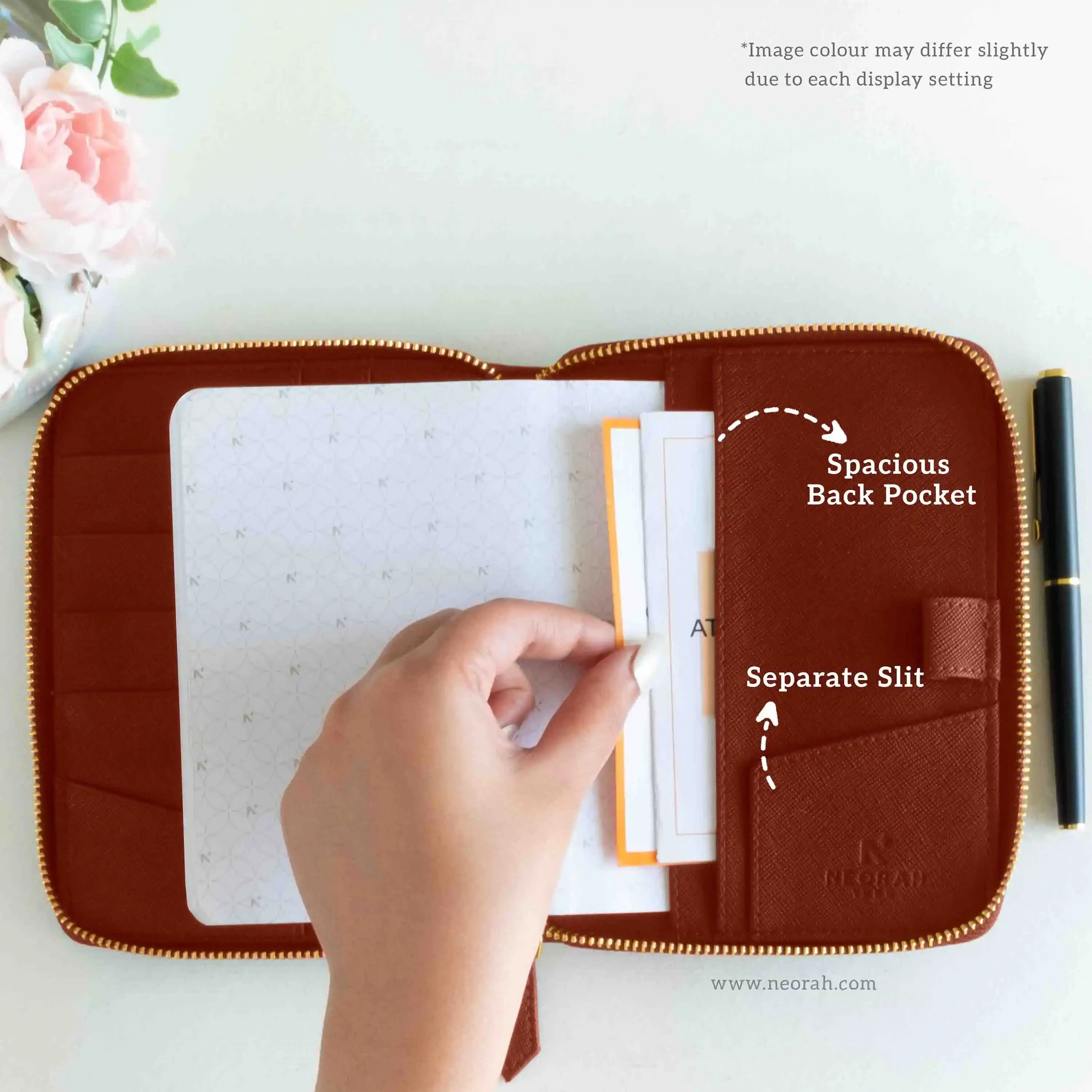 A6 - REFILLABLE QUILTED ORGANISER SLEEVE - ZIP - Image 64