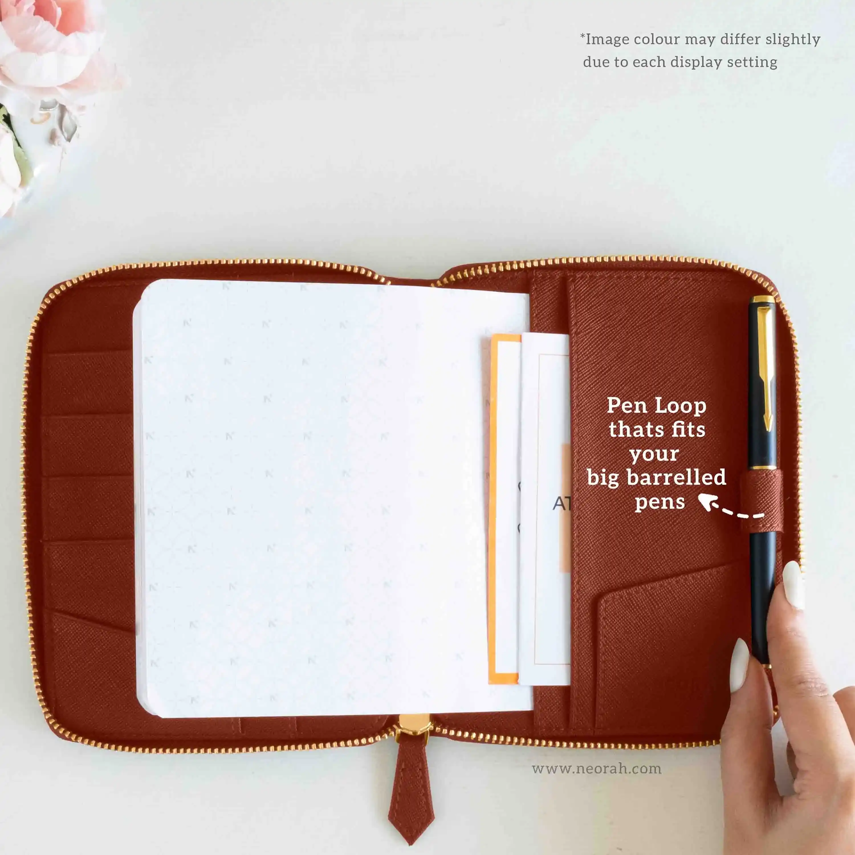 A6 - REFILLABLE QUILTED ORGANISER SLEEVE - ZIP - Image 65