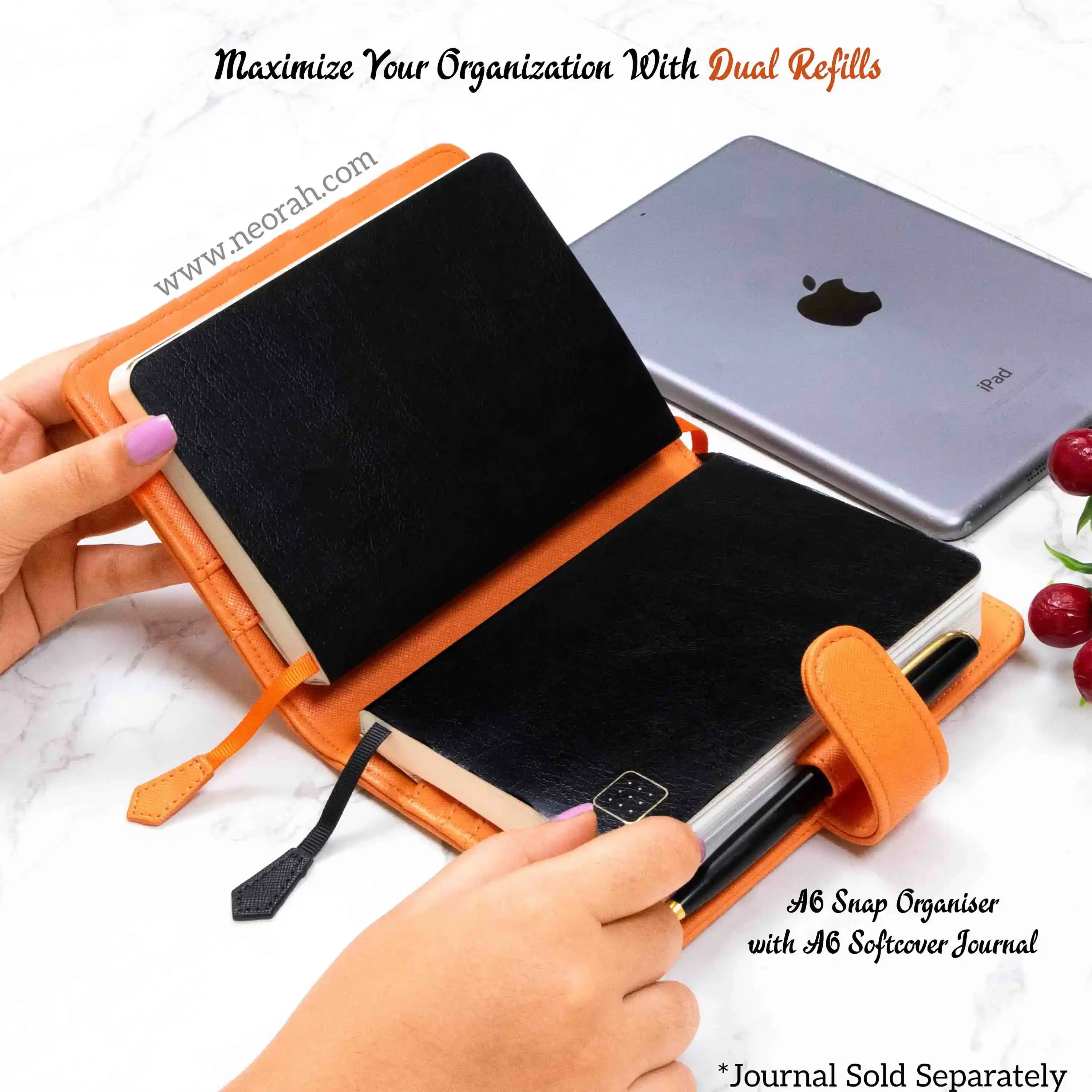 A6 - REFILLABLE ORGANISER SLEEVE - SNAP BUTTON - Image 118