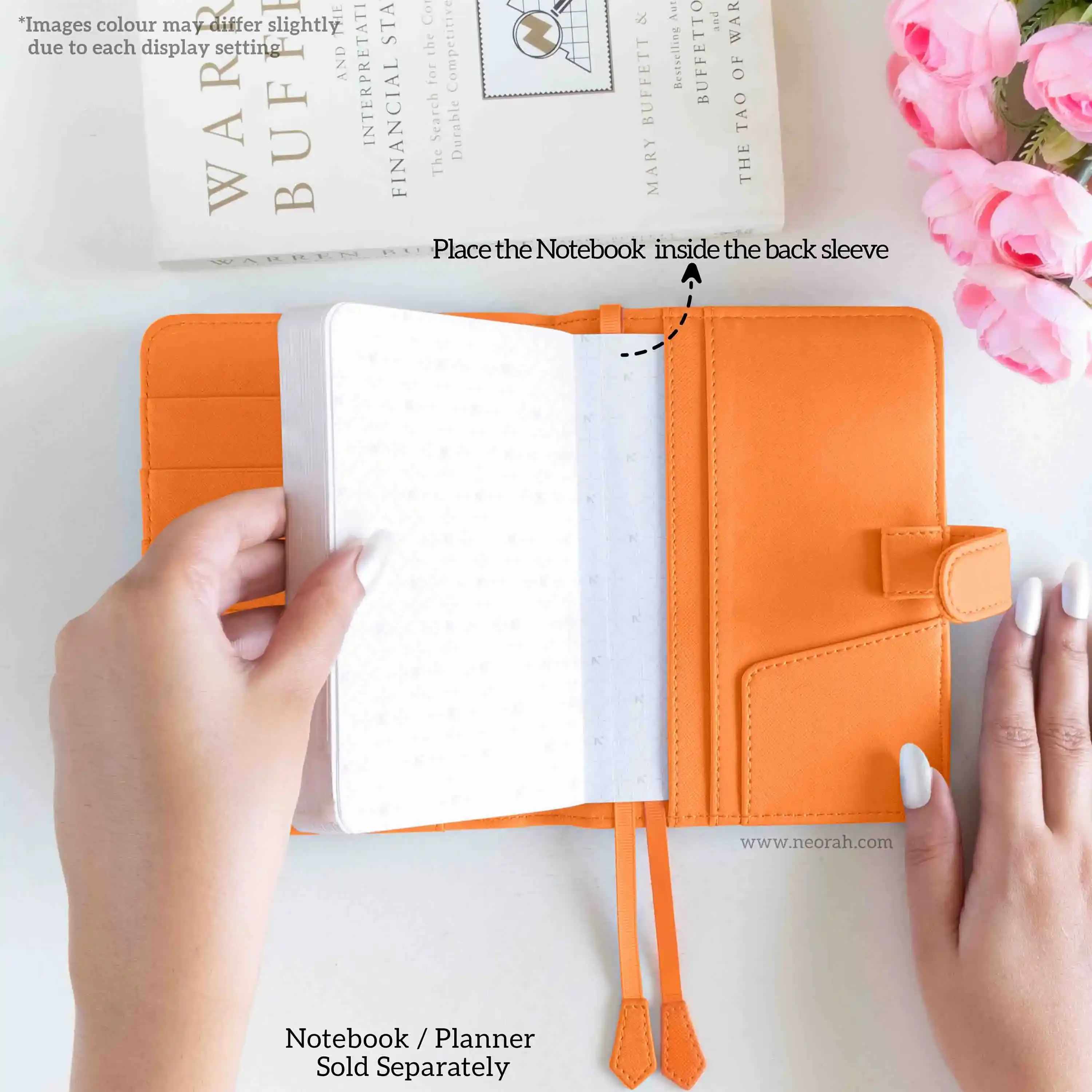 A6 - REFILLABLE ORGANISER SLEEVE - SNAP BUTTON - Image 120