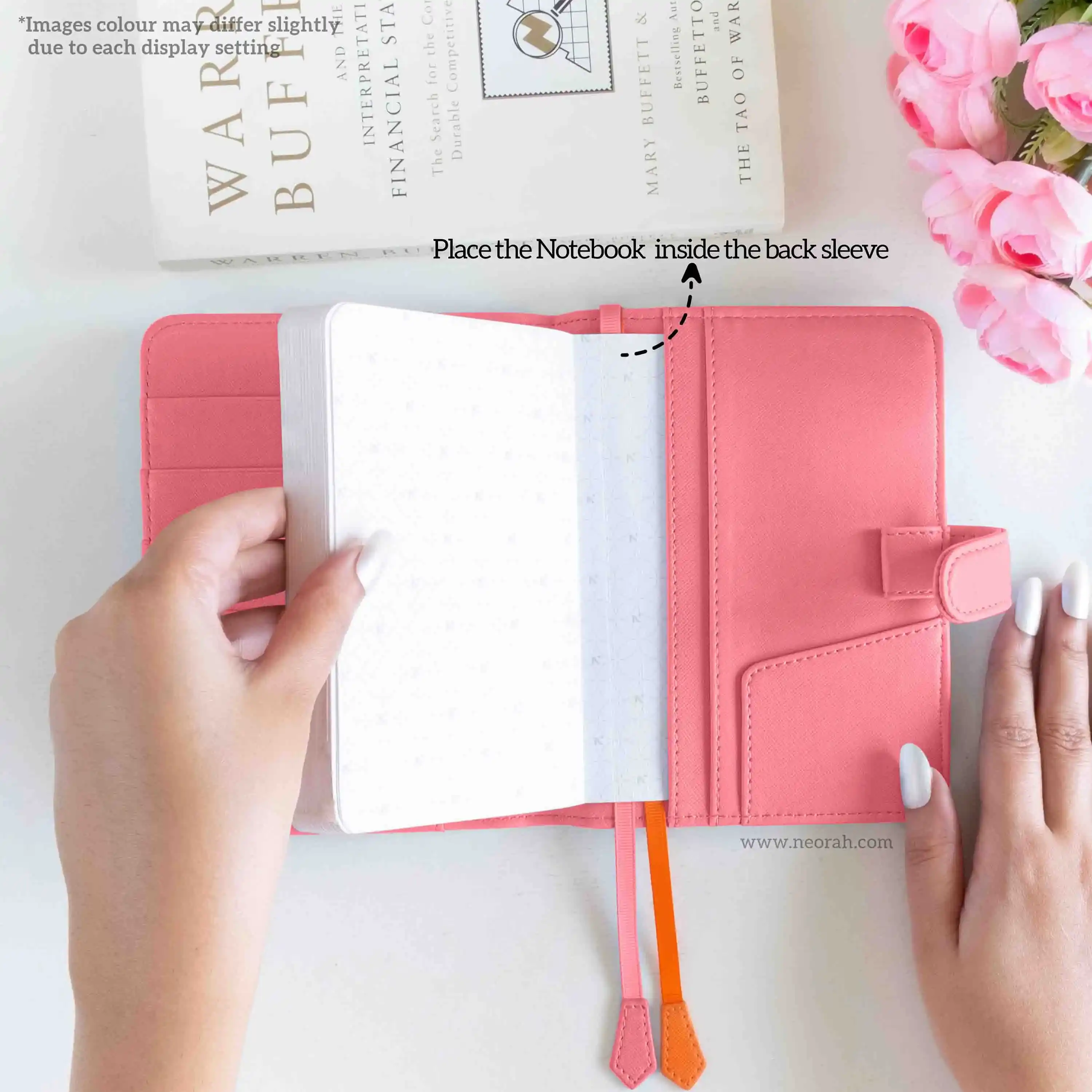 A6 - REFILLABLE ORGANISER SLEEVE - SNAP BUTTON - Image 138