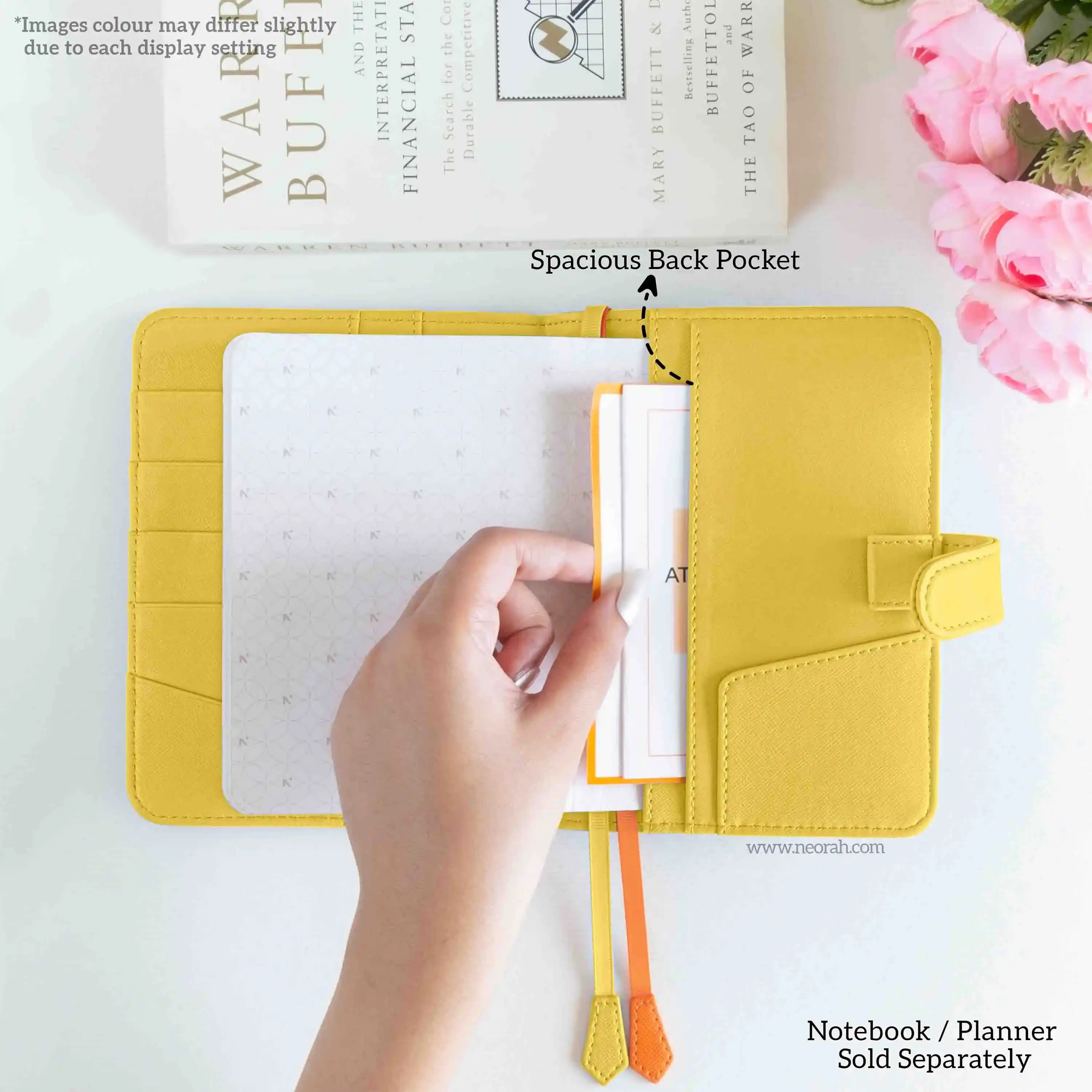 A6 - REFILLABLE ORGANISER SLEEVE - SNAP BUTTON - Image 163
