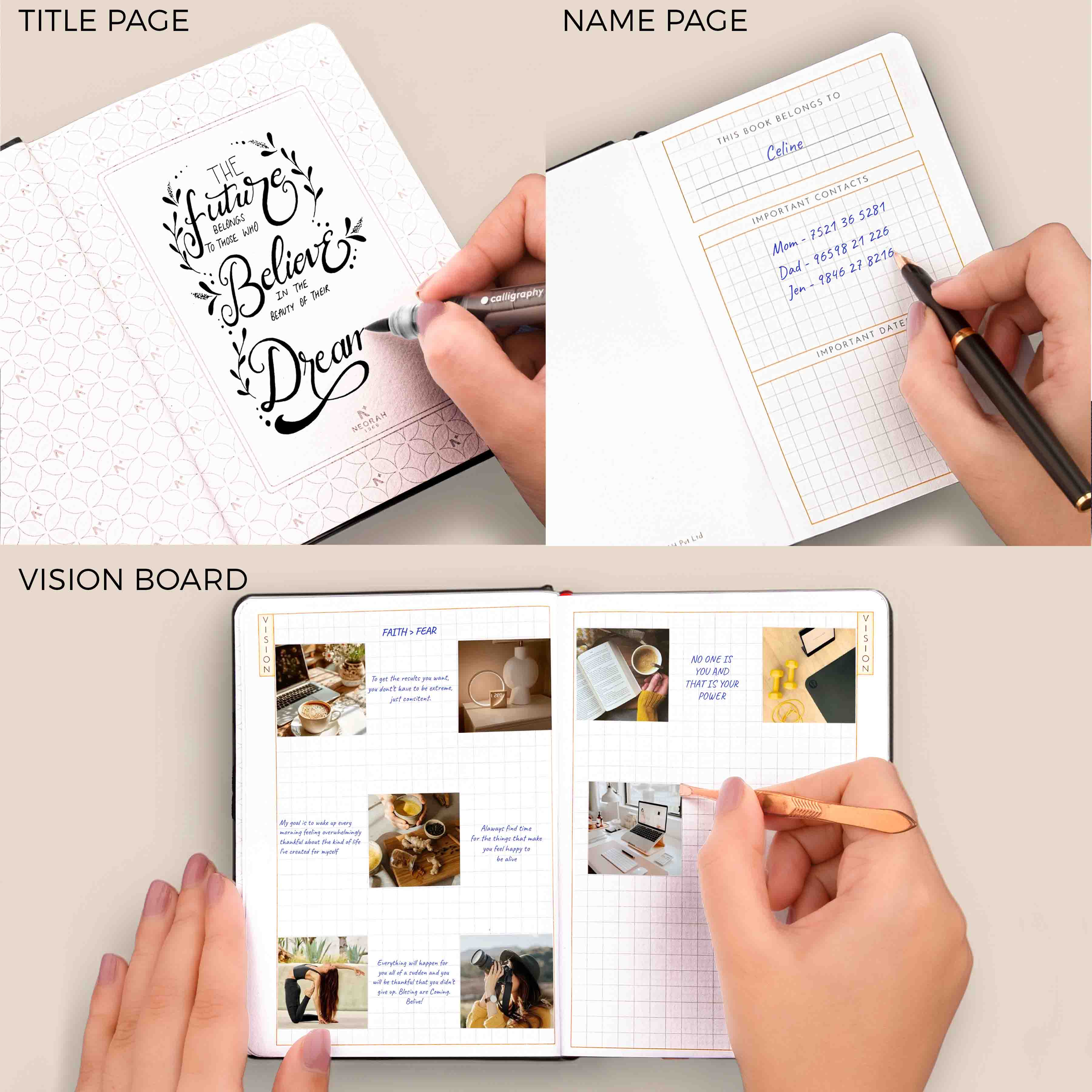 A6 - UNDATED - DAILY PLANNER - HARD COVER - Image 16