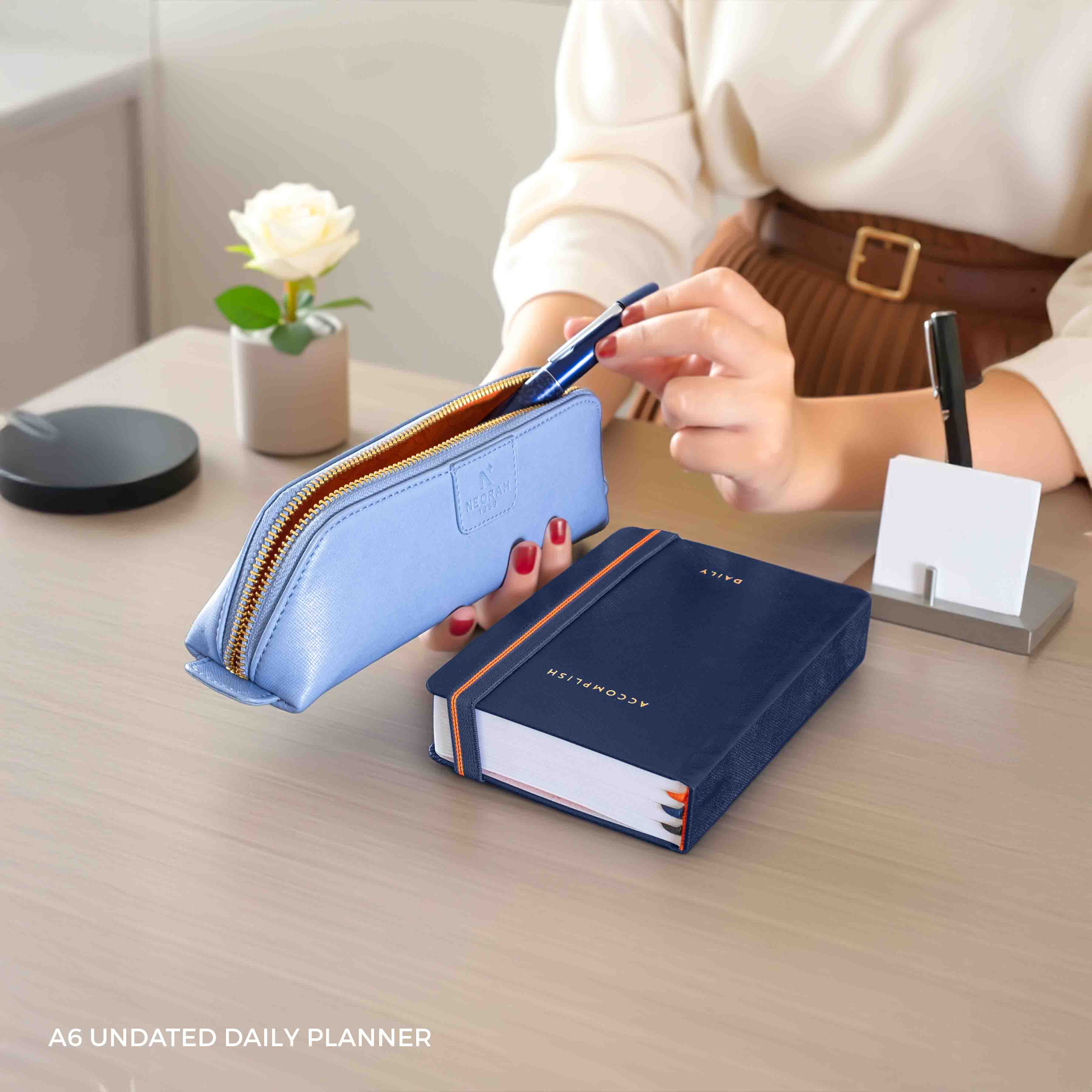 A6 - UNDATED - DAILY PLANNER - HARD COVER - Image 23