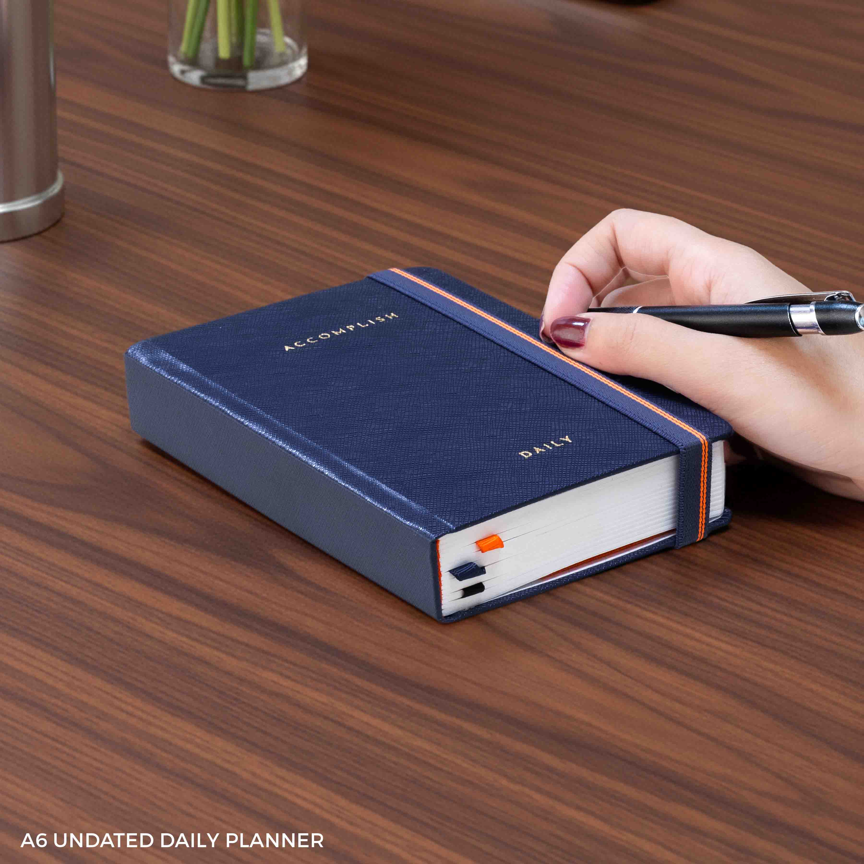 A6 - UNDATED - DAILY PLANNER - HARD COVER - Image 24
