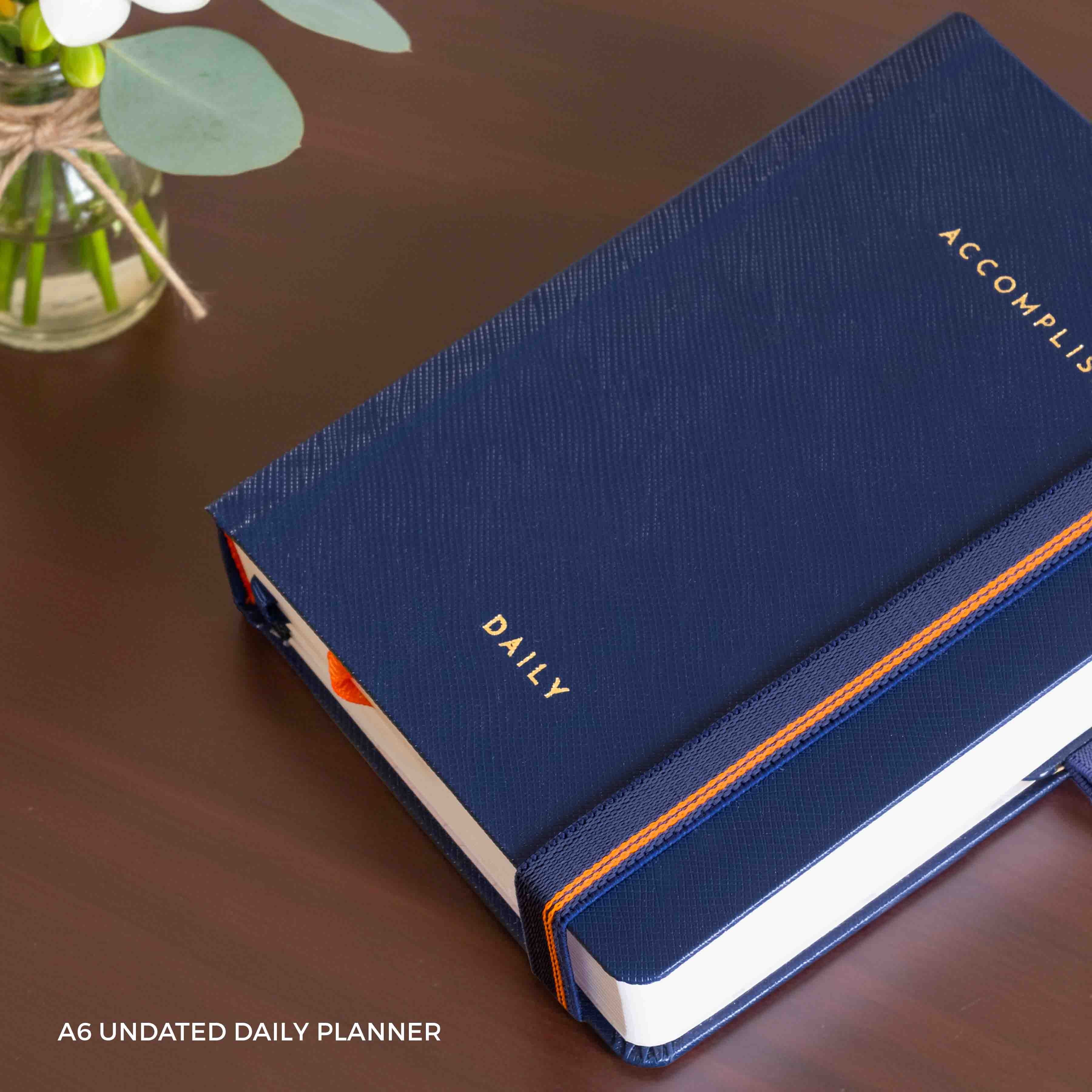 A6 - UNDATED - DAILY PLANNER - HARD COVER - Image 27